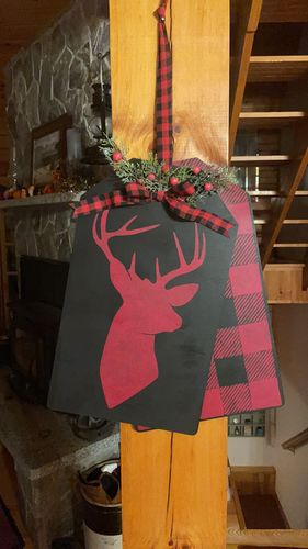 Unfinished Wood Price Tag Product Tag Silhouette - Craft- up to 46" DIY - Image 7