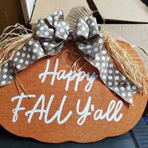 Unfinished Wood Pumpkin Shape - Fall - Halloween - Patch - Craft - up to 46" DIY - Image 10
