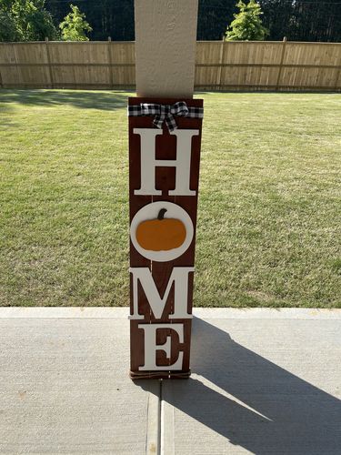 Unfinished Wood Pumpkin Shape - Fall - Halloween - Patch - Craft - up to 46" DIY - Image 11