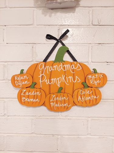 Unfinished Wood Pumpkin Shape - Fall - Halloween - Patch - Craft - up to 46" DIY - Image 6