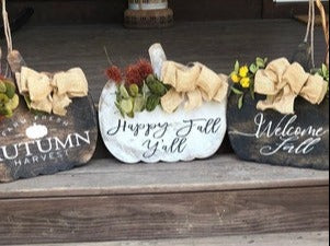Unfinished Wood Pumpkin Silhouette - Craft- up to 46" DIY - Image 6