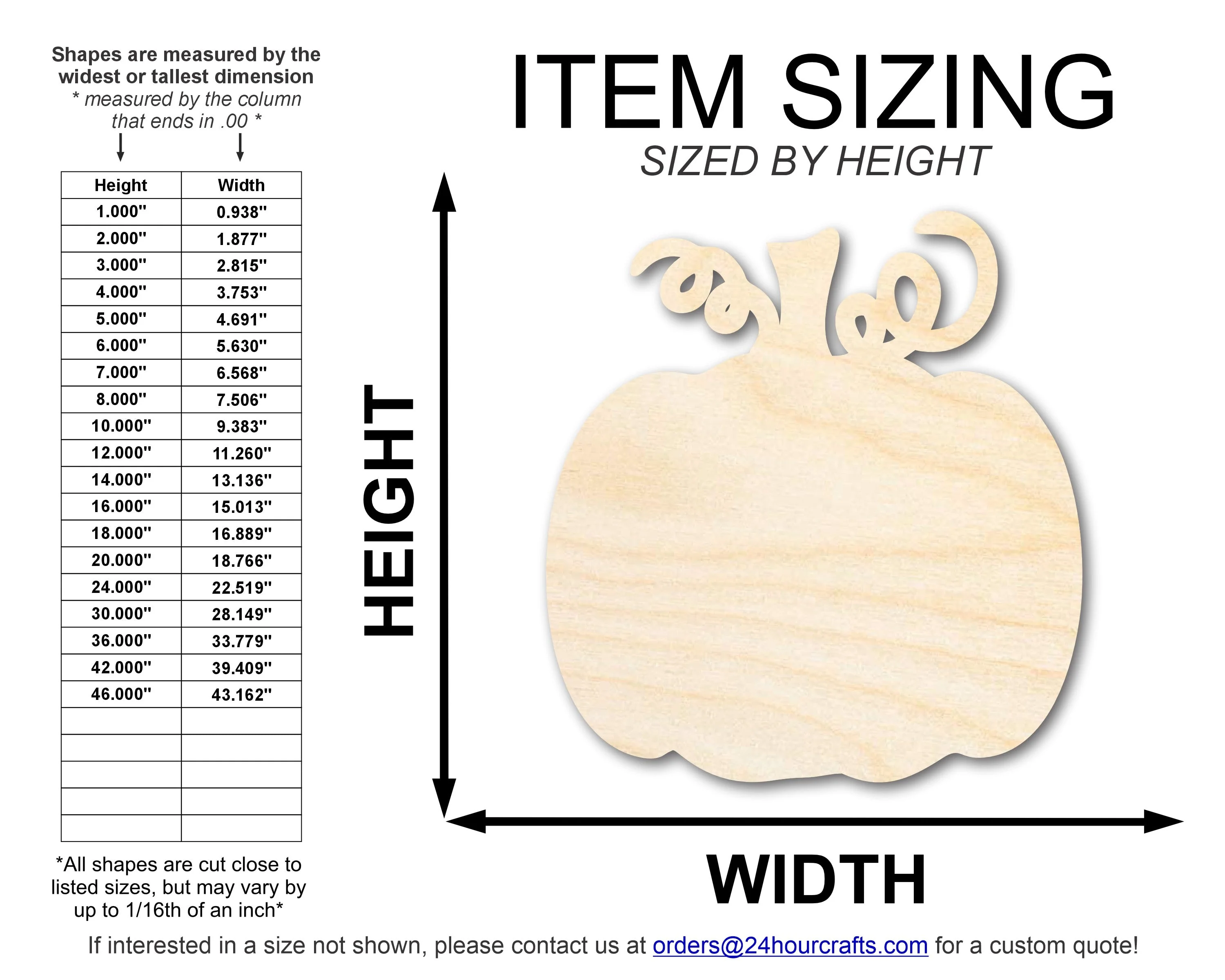 Unfinished Wood Pumpkin with Vines Shape | DIY Craft Cutout | up to 46" DIY - Image 2