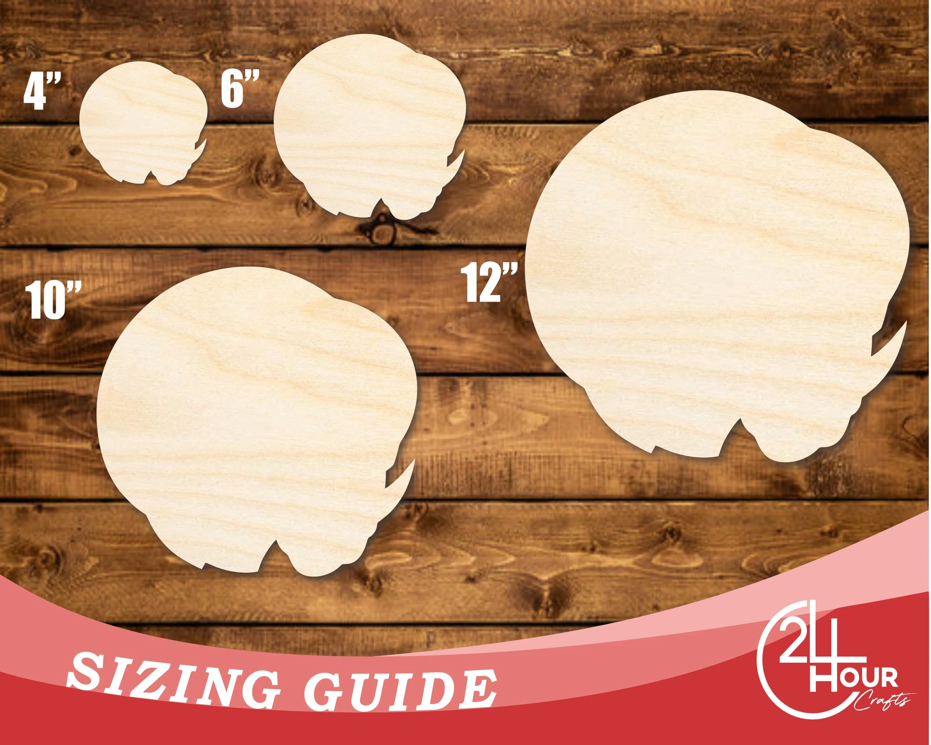 Unfinished Wood Ram Mascot Shape | DIY Craft Cutout | up to 46" DIY - Image 3