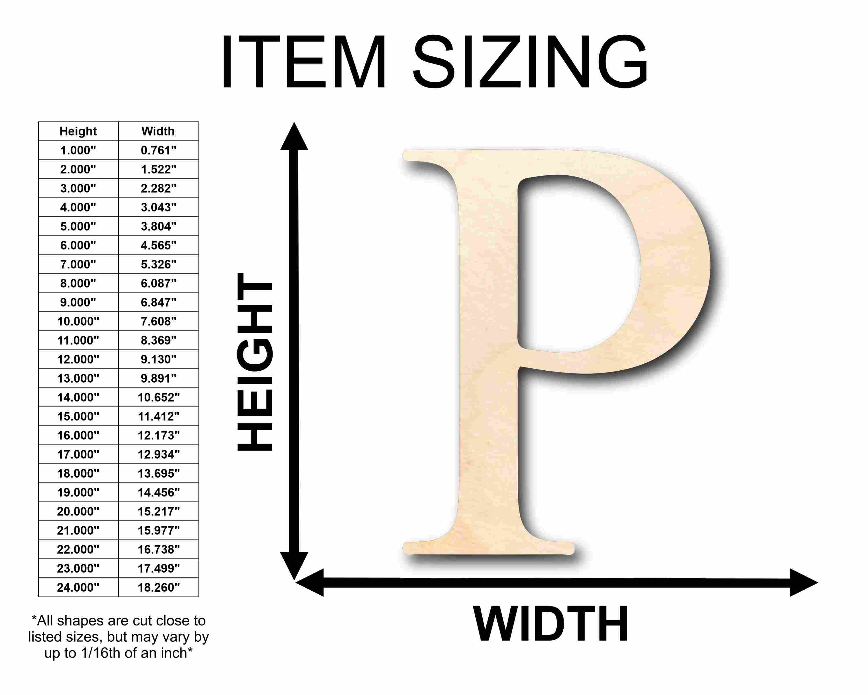 Unfinished Wood Rho Silhouette - Craft- up to 46" DIY - Image 2