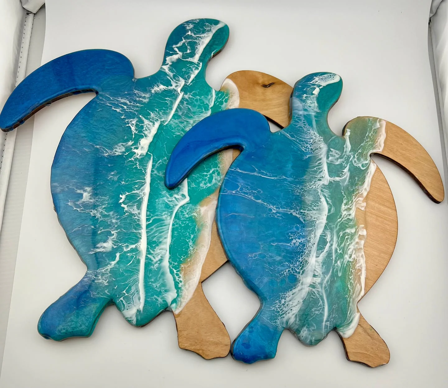 Unfinished Wood Sea Turtle Shape - Ocean - Nursery - Craft - up to 46" DIY - Image 4