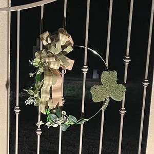 Unfinished Wood Shamrock Shape - St Patrick's - Craft - up to 46" DIY - Image 8