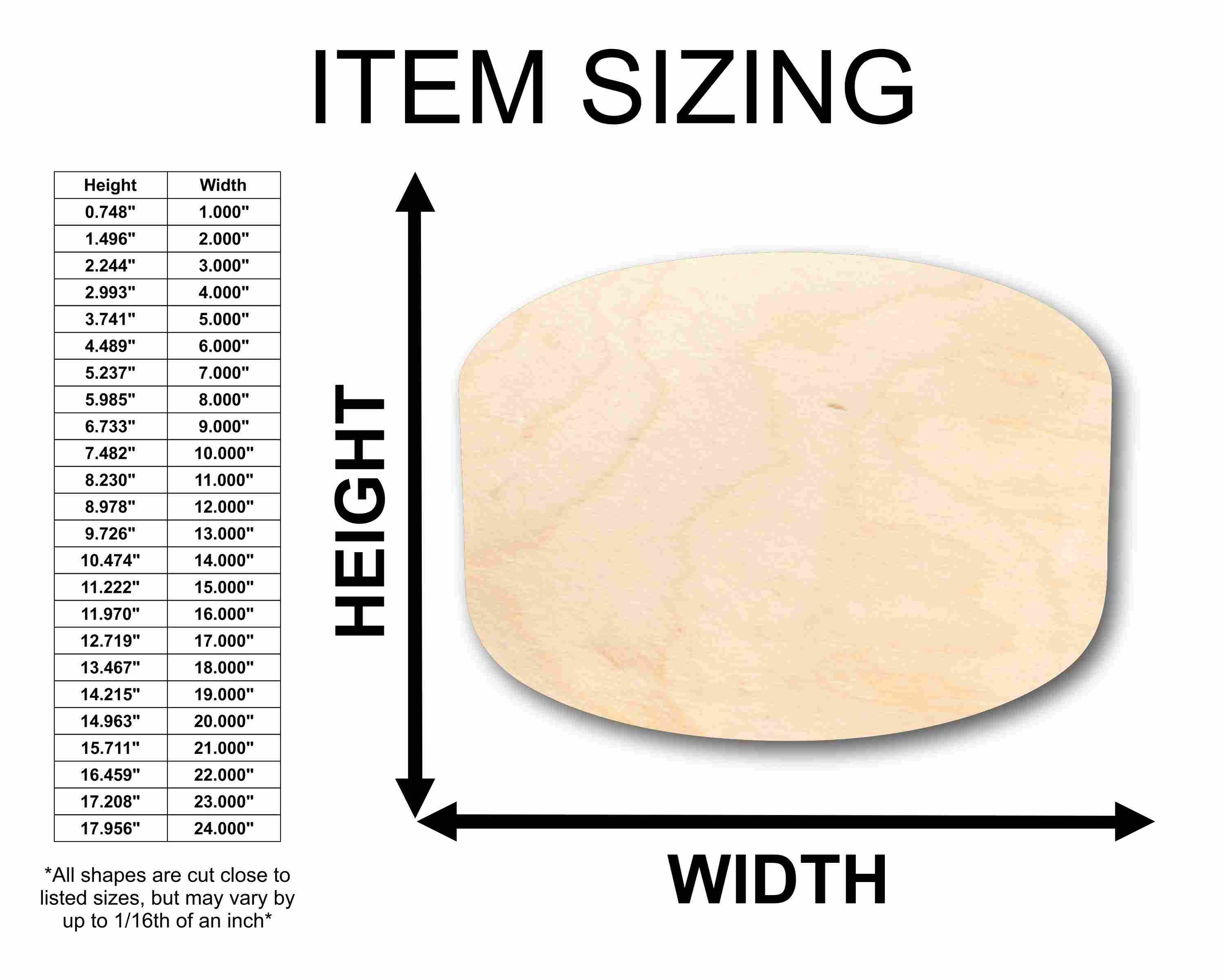 Unfinished Wood Single Hockey Puck Silhouette - Craft- up to 46" DIY - Image 2