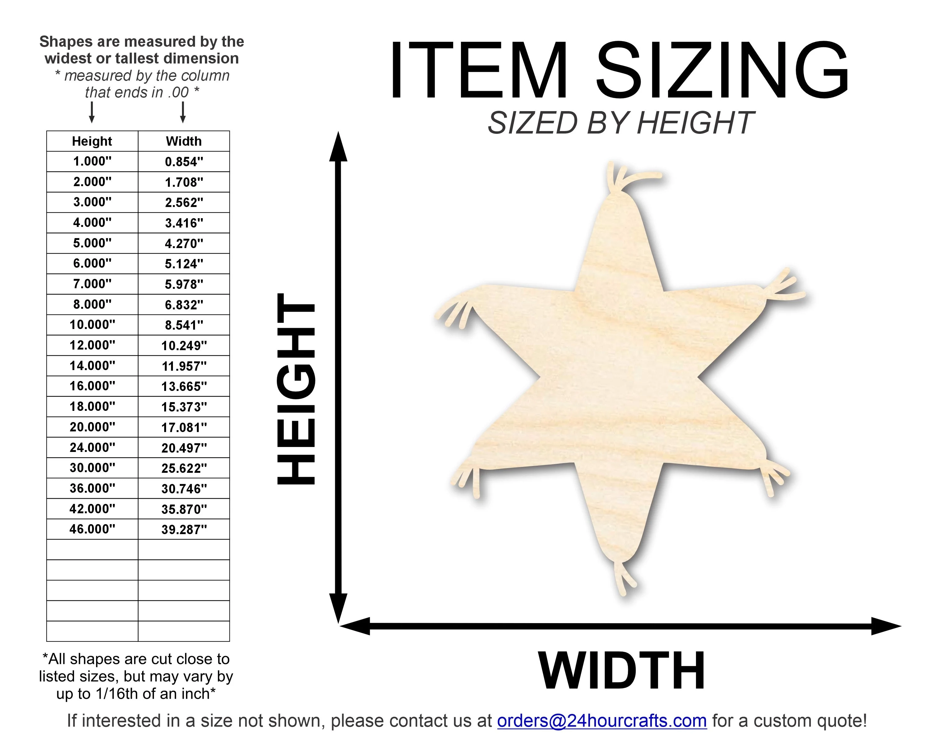 Unfinished Wood Star Pinata Shape | DIY Craft Cutout | up to 46" DIY - Image 2