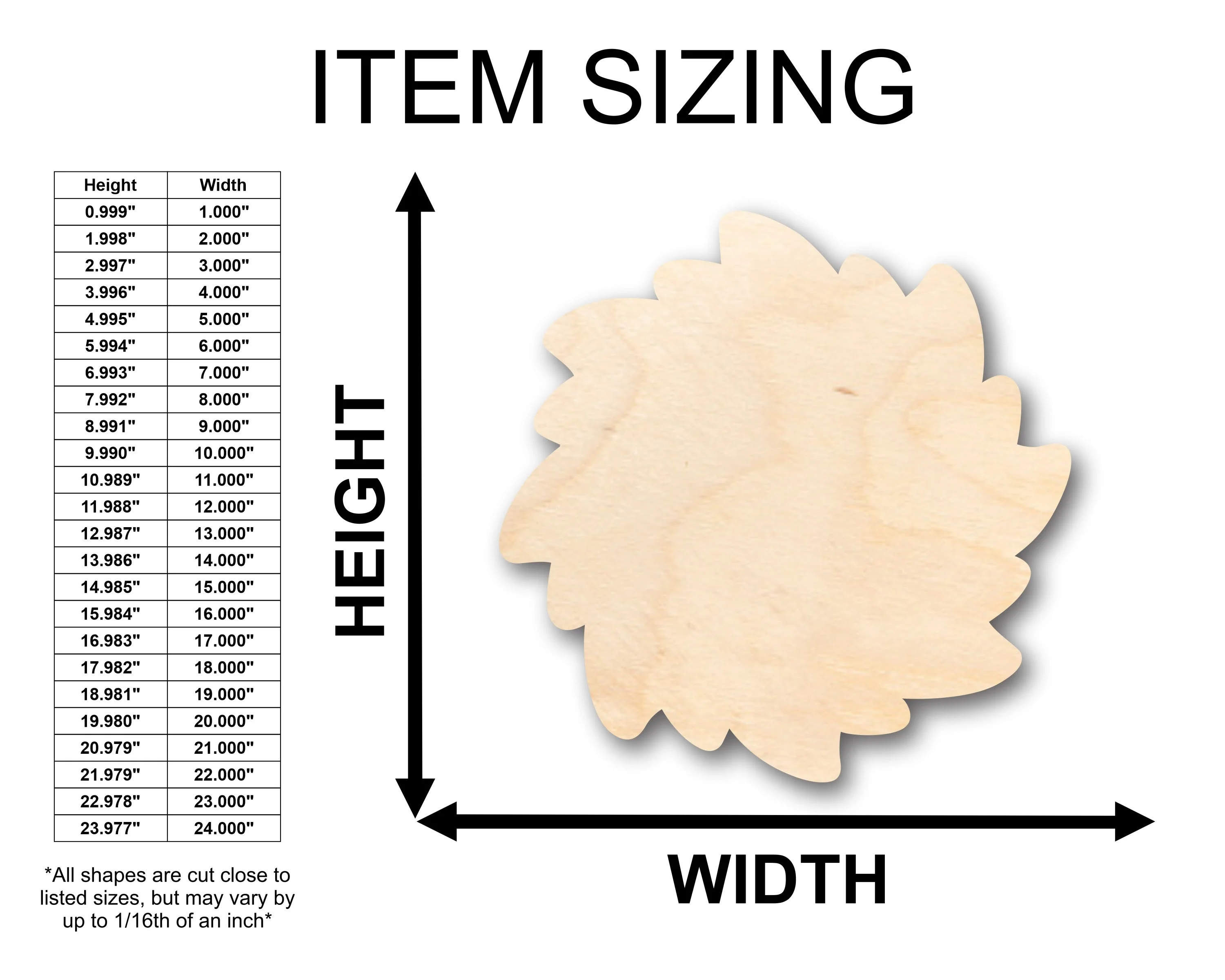 Unfinished Wood Sun Star Shape - Craft - up to 46" DIY - Image 2