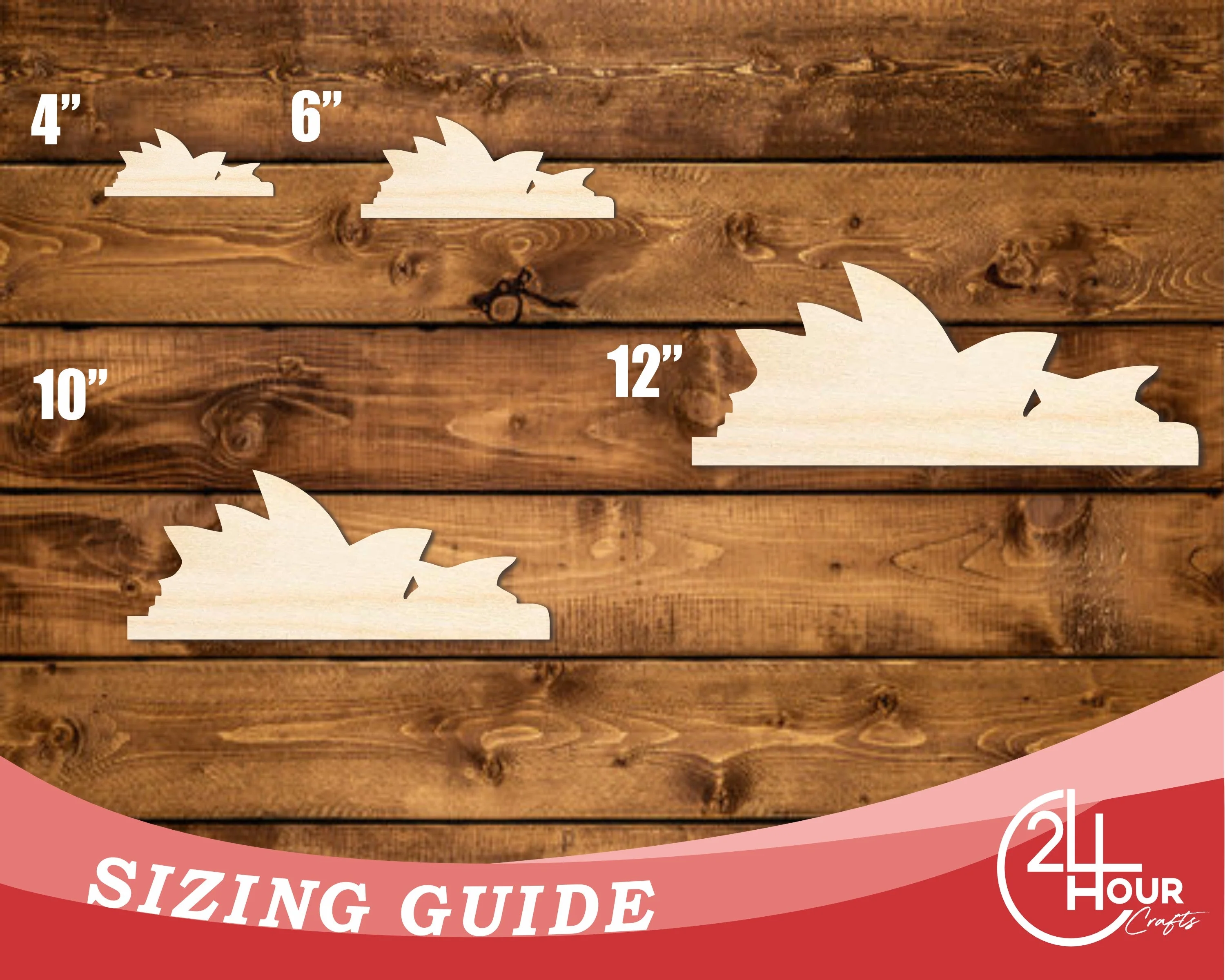 Unfinished Wood Sydney Opera House Shape | DIY Craft Cutout | up to 46" DIY - Image 3