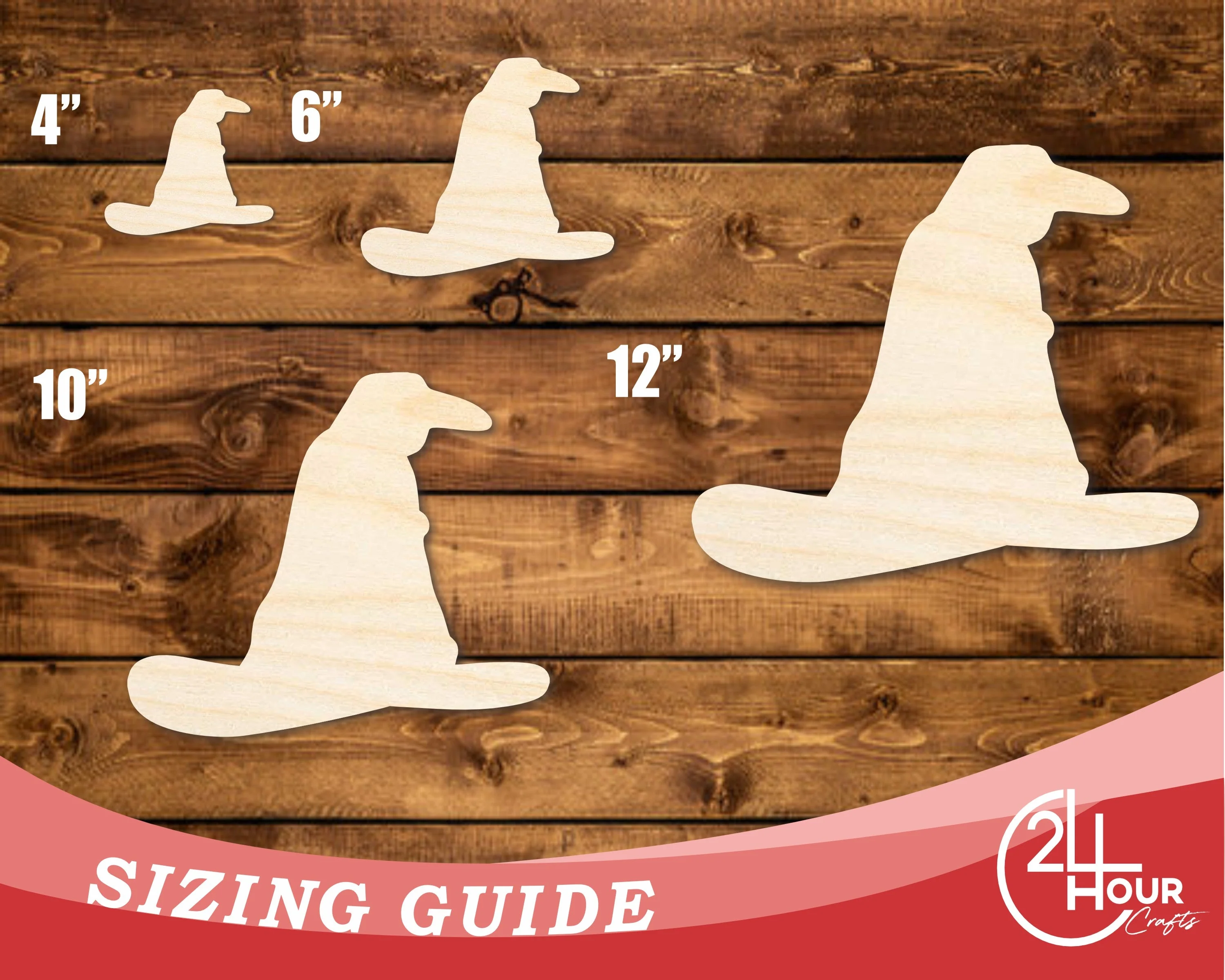 Unfinished Wood Talking Hat Shape | DIY Craft Cutout | up to 46" DIY - Image 3