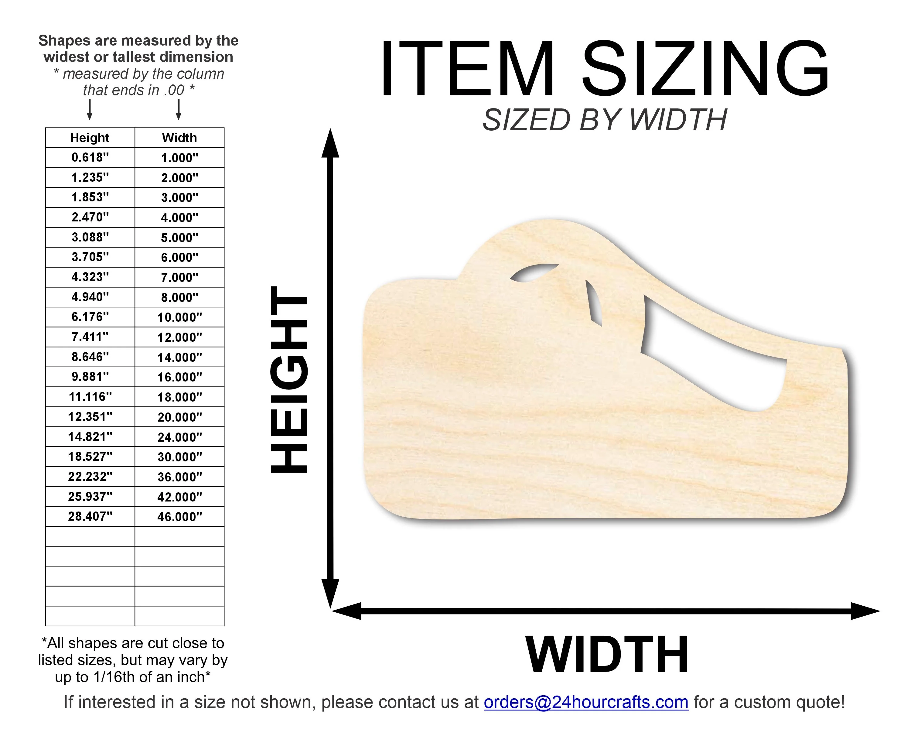 Unfinished Wood Tape Dispenser Shape | DIY Craft Cutout | up to 46" DIY - Image 2