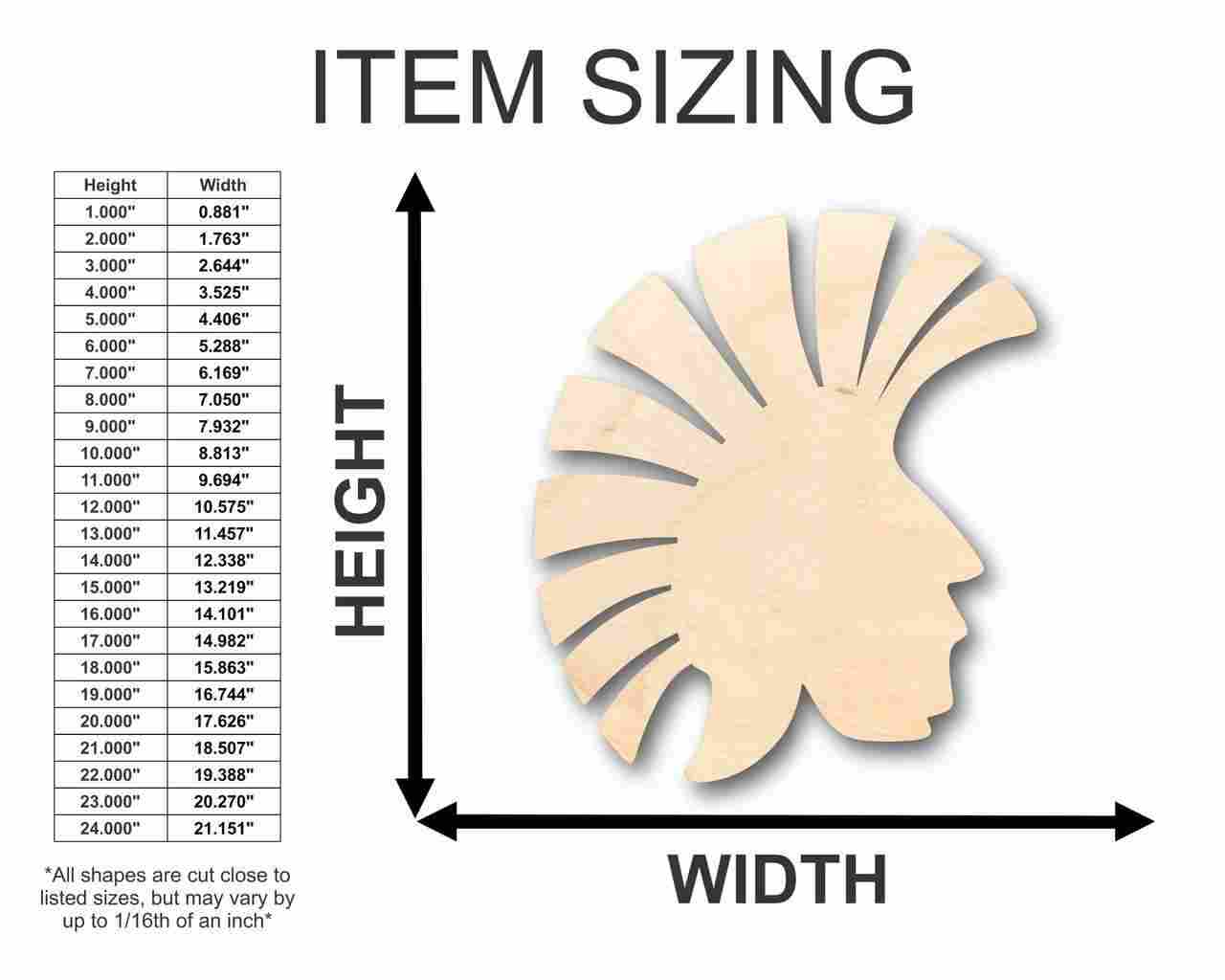 Unfinished Wood Trojan Helmet Shape - Greek Troy History - Craft - up to 46" DIY - Image 2