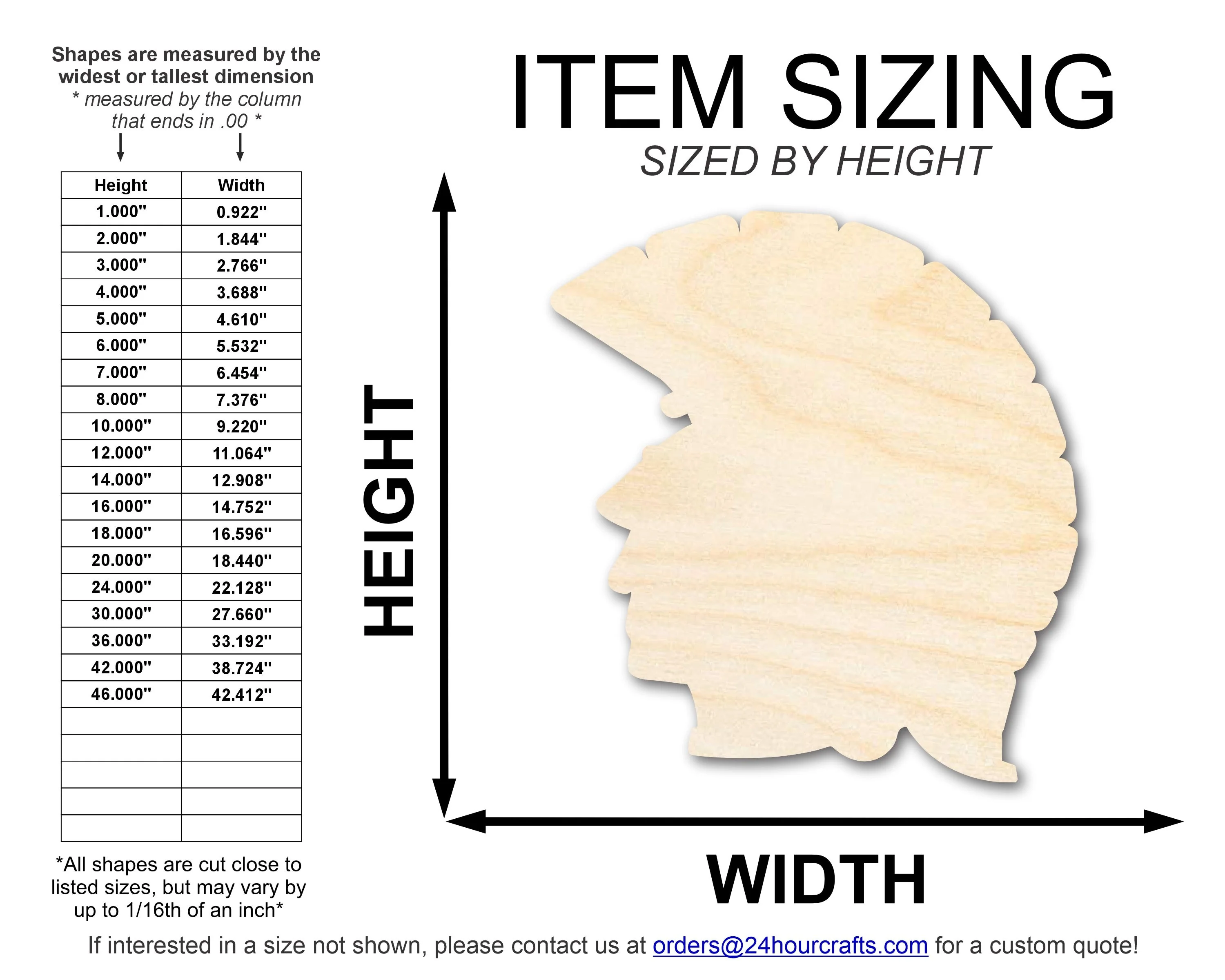 Unfinished Wood Trojan Mascot Shape | DIY Craft Cutout | up to 46" DIY - Image 2