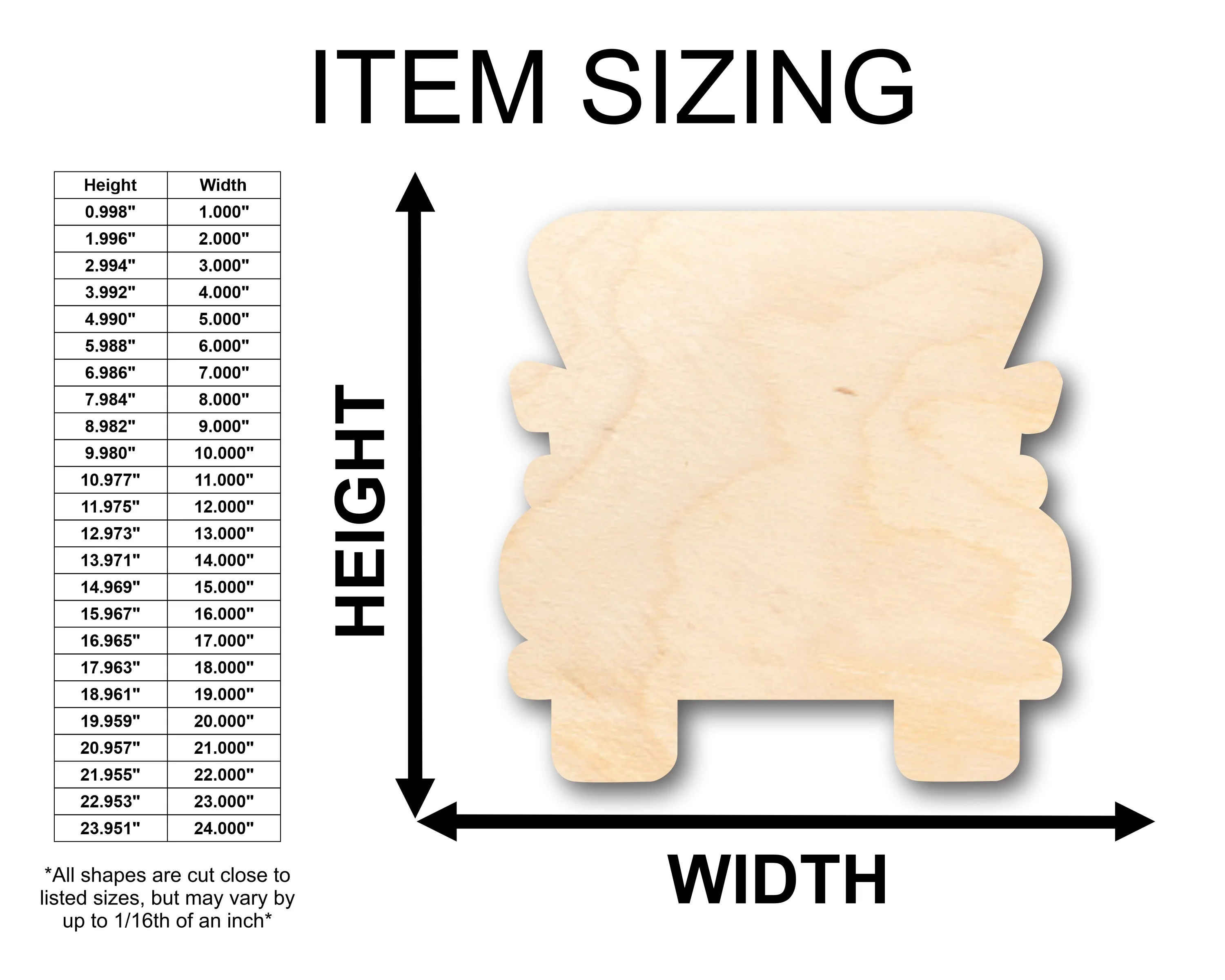 Unfinished Wood Truck Shape - Craft - up to 46" DIY - Image 3