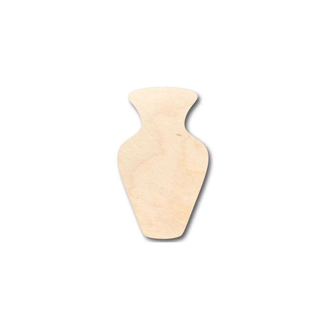 Unfinished Wood Vase Shape - Craft- up to 46" DIY
