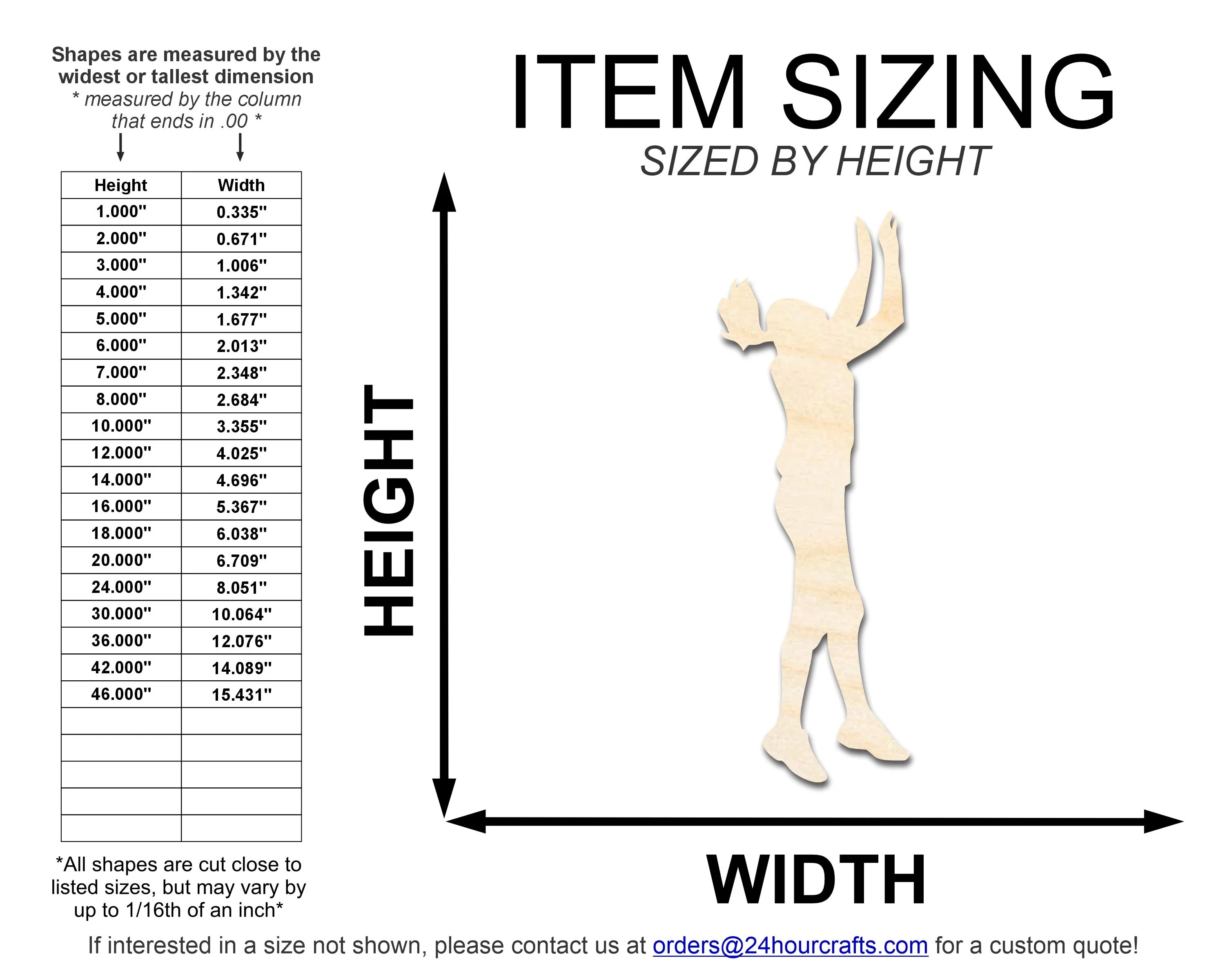 Unfinished Wood Volleyball Set Shape | DIY Craft Cutout | up to 46" DIY - Image 2