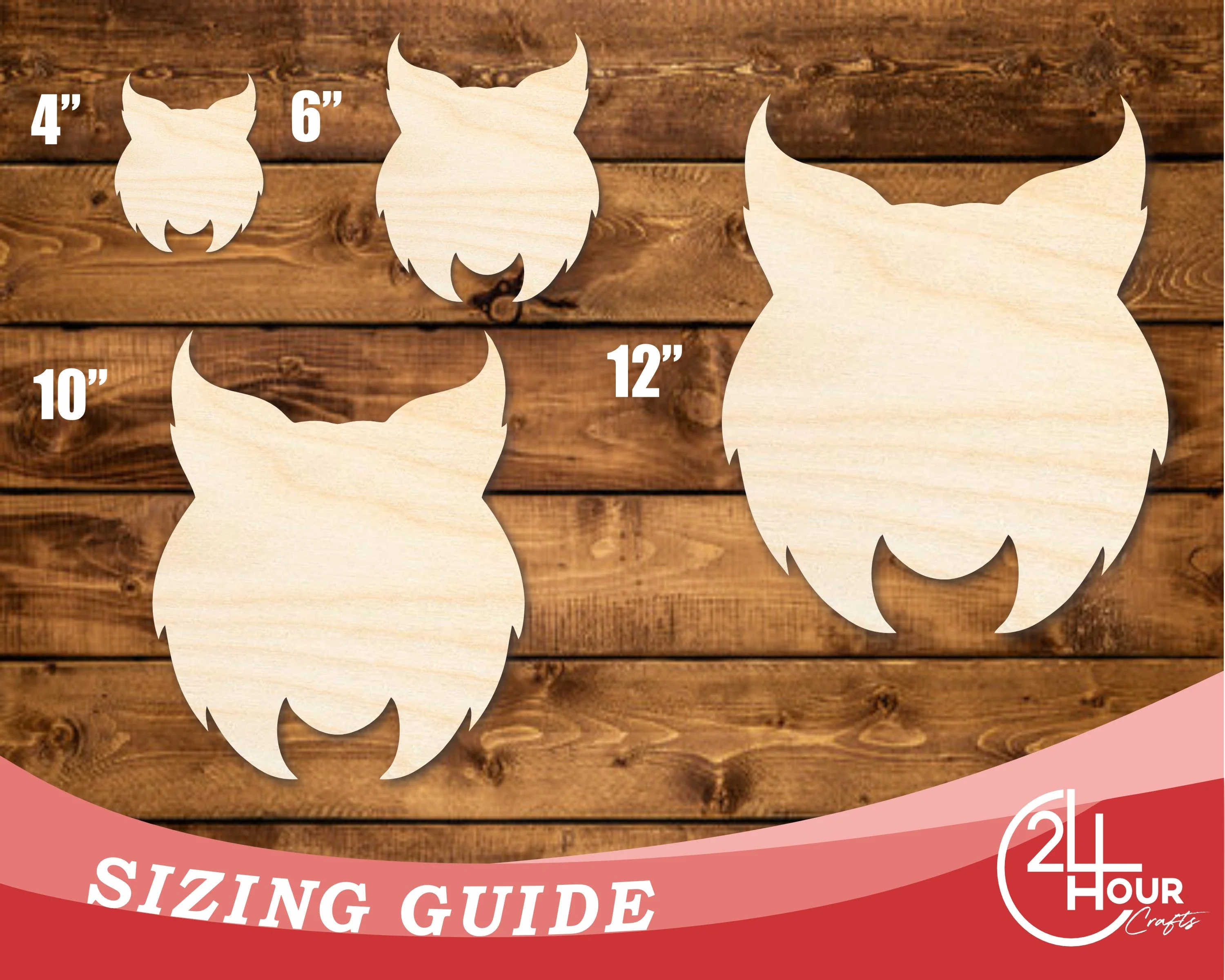 Unfinished Wood Wildcat Mascot Shape | DIY Craft Cutout | up to 46" DIY - Image 3