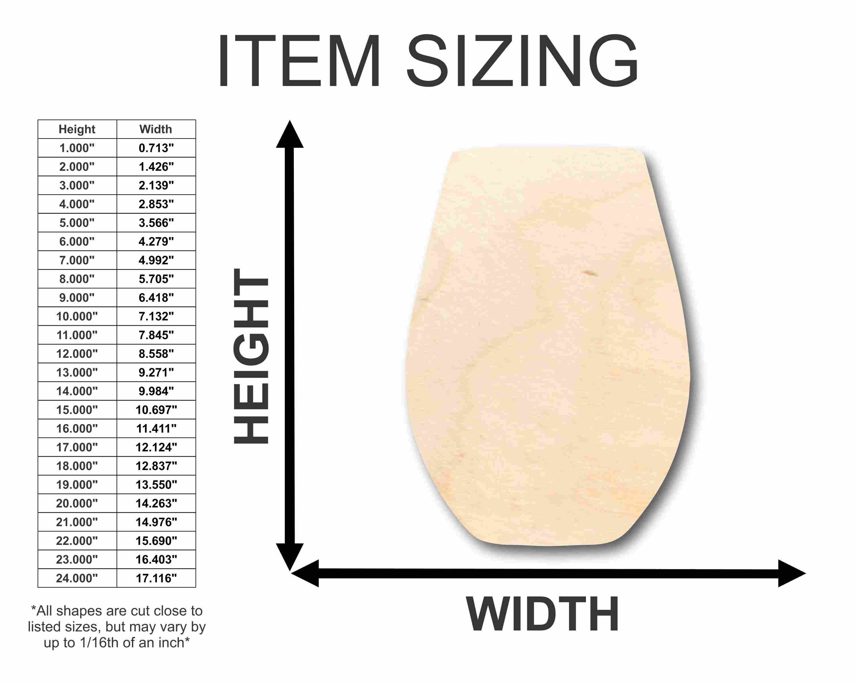 Unfinished Wood Wine Glass Silhouette - Craft- up to 46" DIY - Image 2