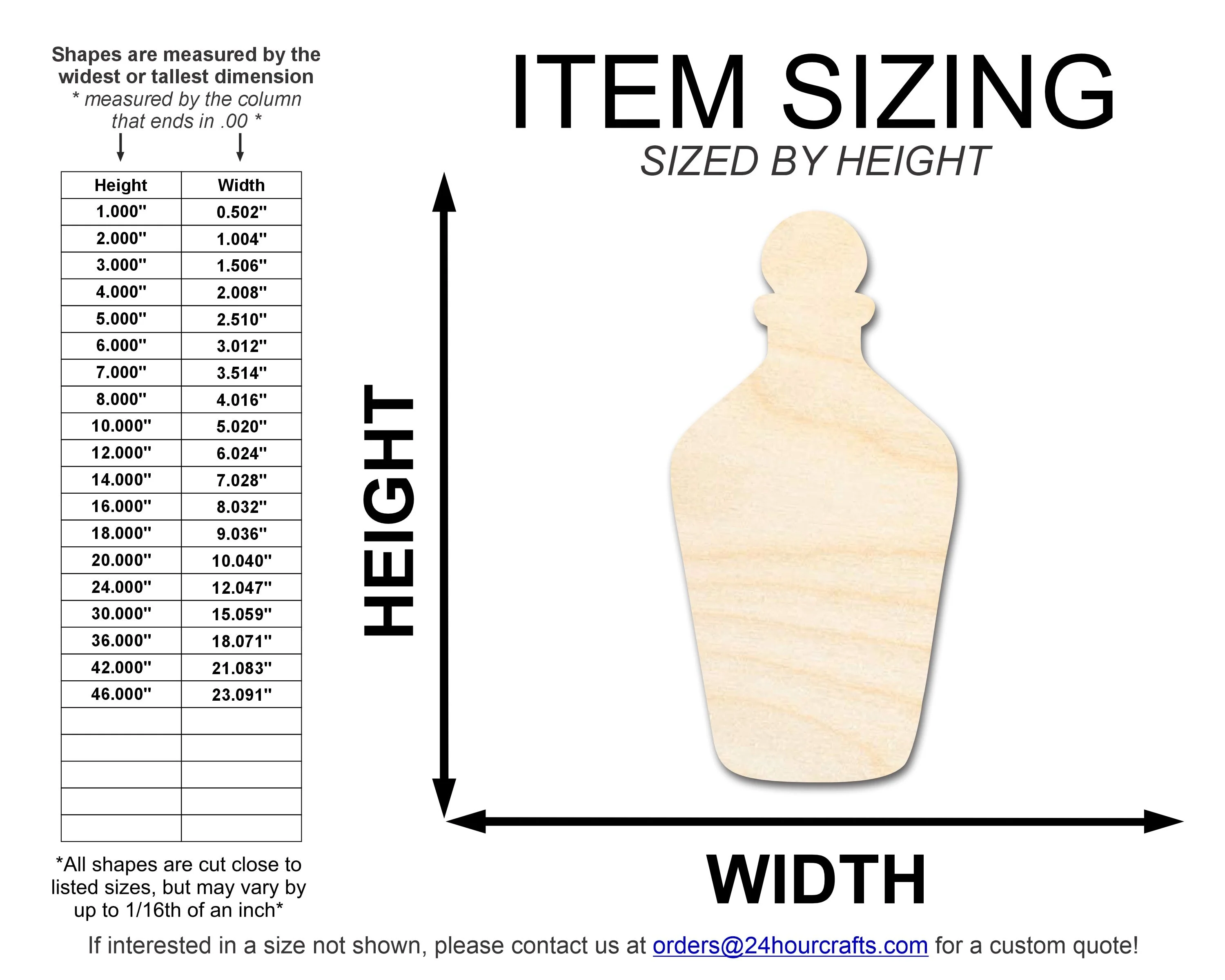 Unfinished Wood Witch's Brew Shape | DIY Craft Cutout | up to 46" DIY - Image 2