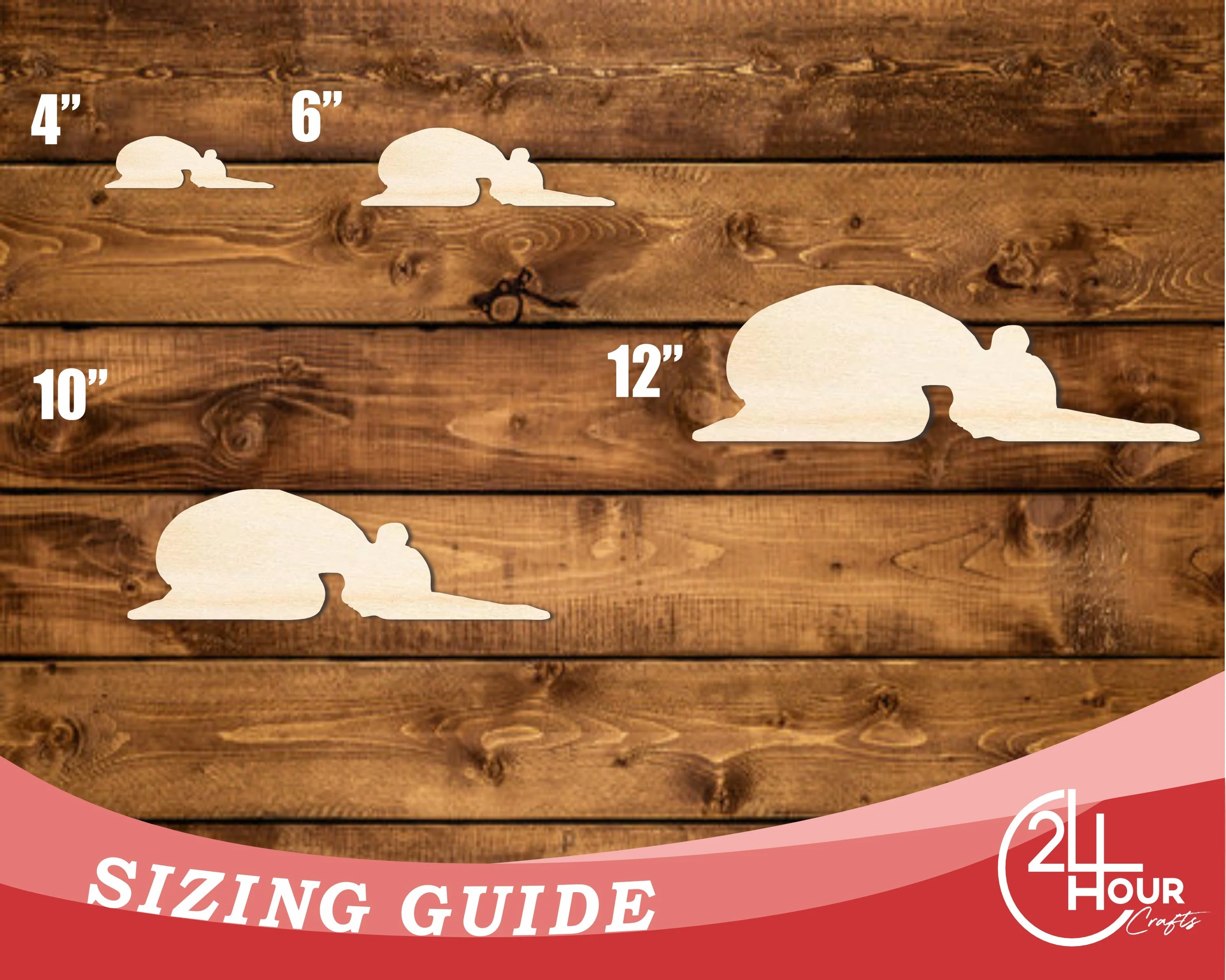 Unfinished Wood Yoga Child's Pose Shape | DIY Craft Cutout | up to 46" DIY - Image 3