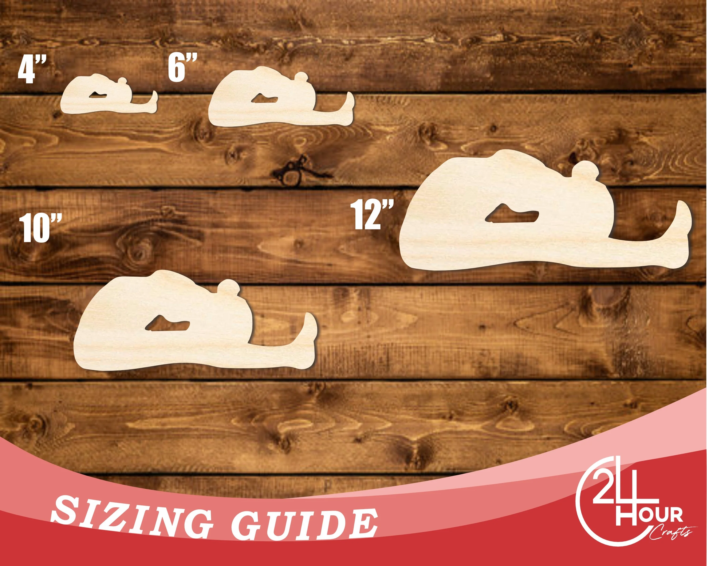 Unfinished Wood Yoga Forward Fold Pose Shape | DIY Craft Cutout | up to 46" DIY - Image 3