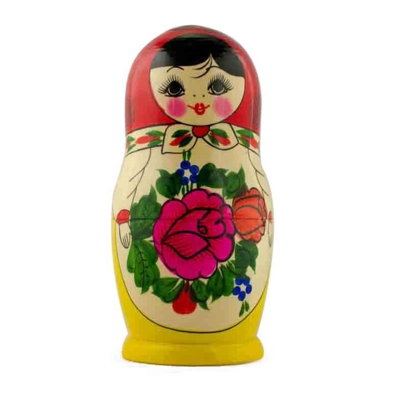 Unfinished Wooden Nesting Doll DIY Craft Blank for Painting 6.75 Inches - Image 4