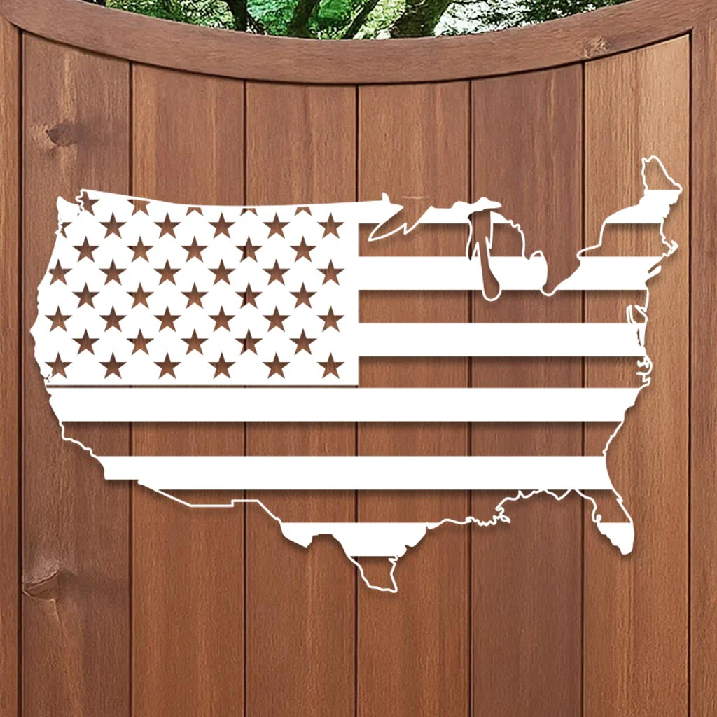 United States Shape American Flag - Image 2