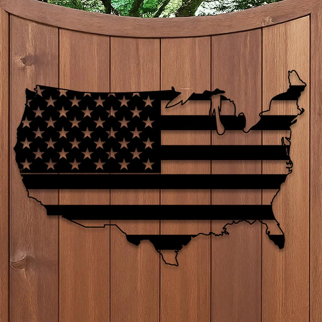United States Shape American Flag - Image 3