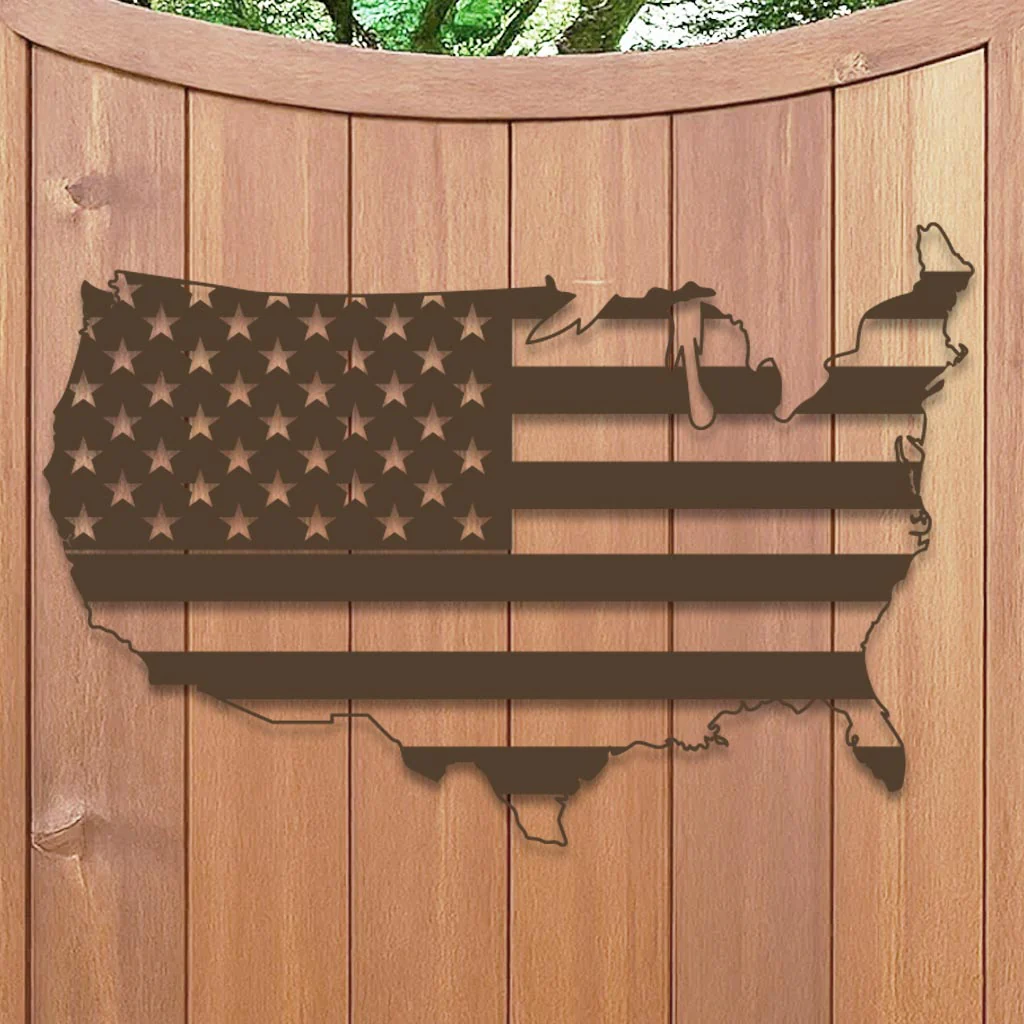United States Shape American Flag - Image 6