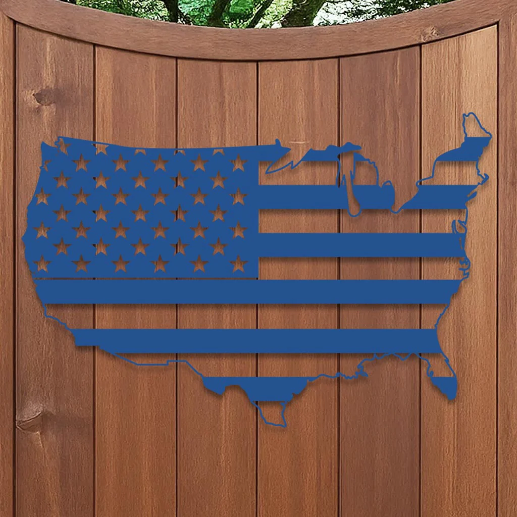 United States Shape American Flag - Image 8