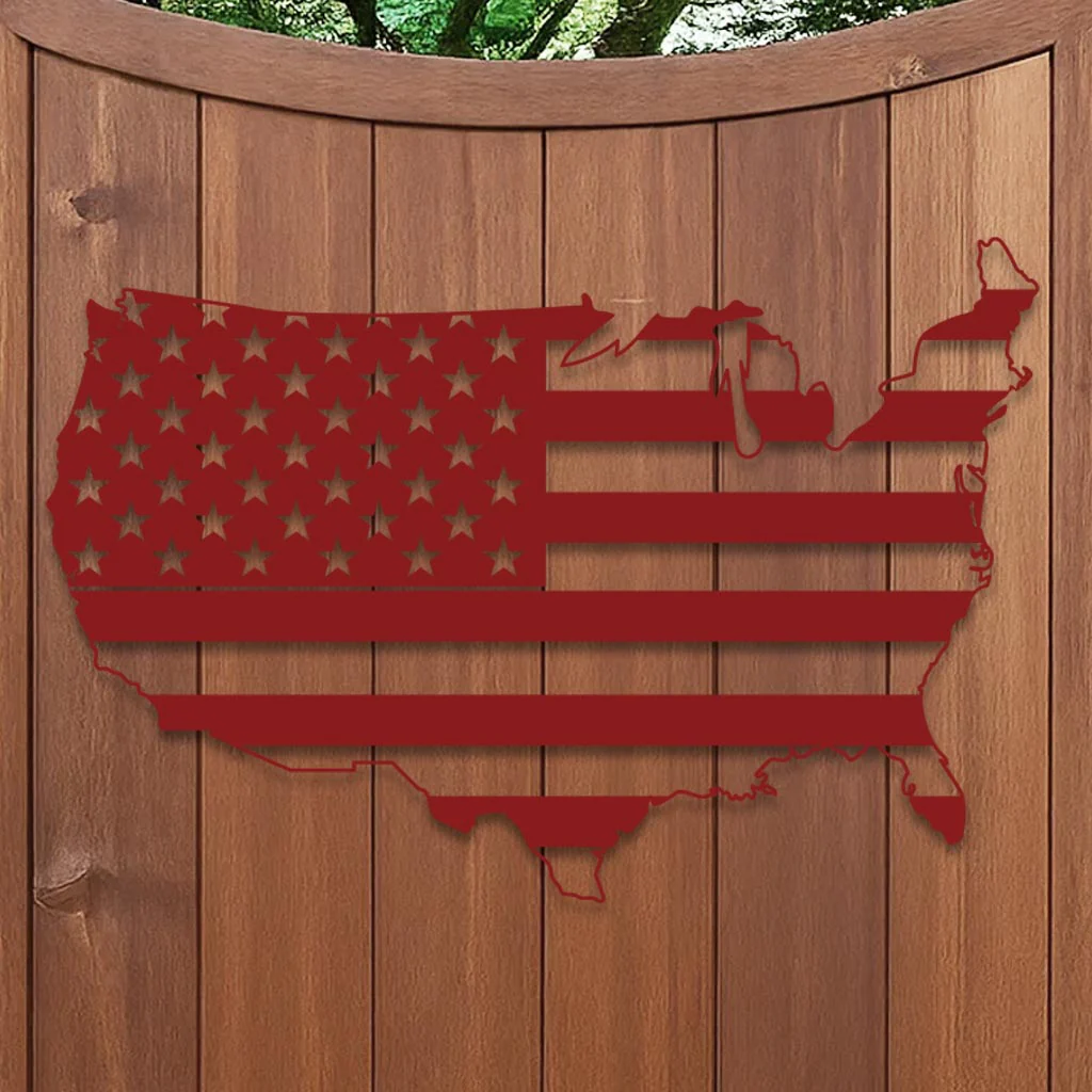 United States Shape American Flag - Image 9