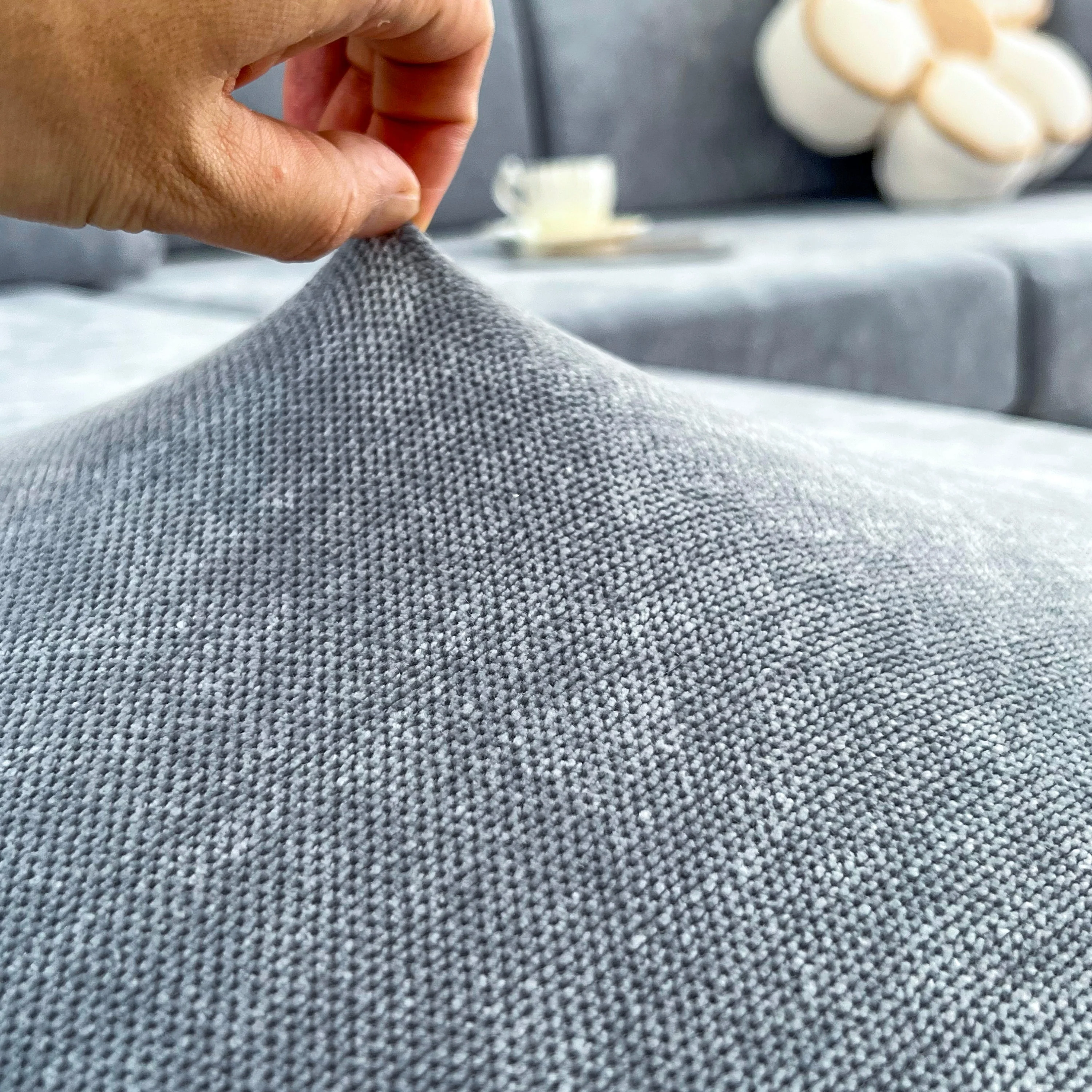 Universal Elastic Skirt Sofa Slipcover, Stretch Sofa Cushion Cover For Bedroom Office Living Room - Image 2