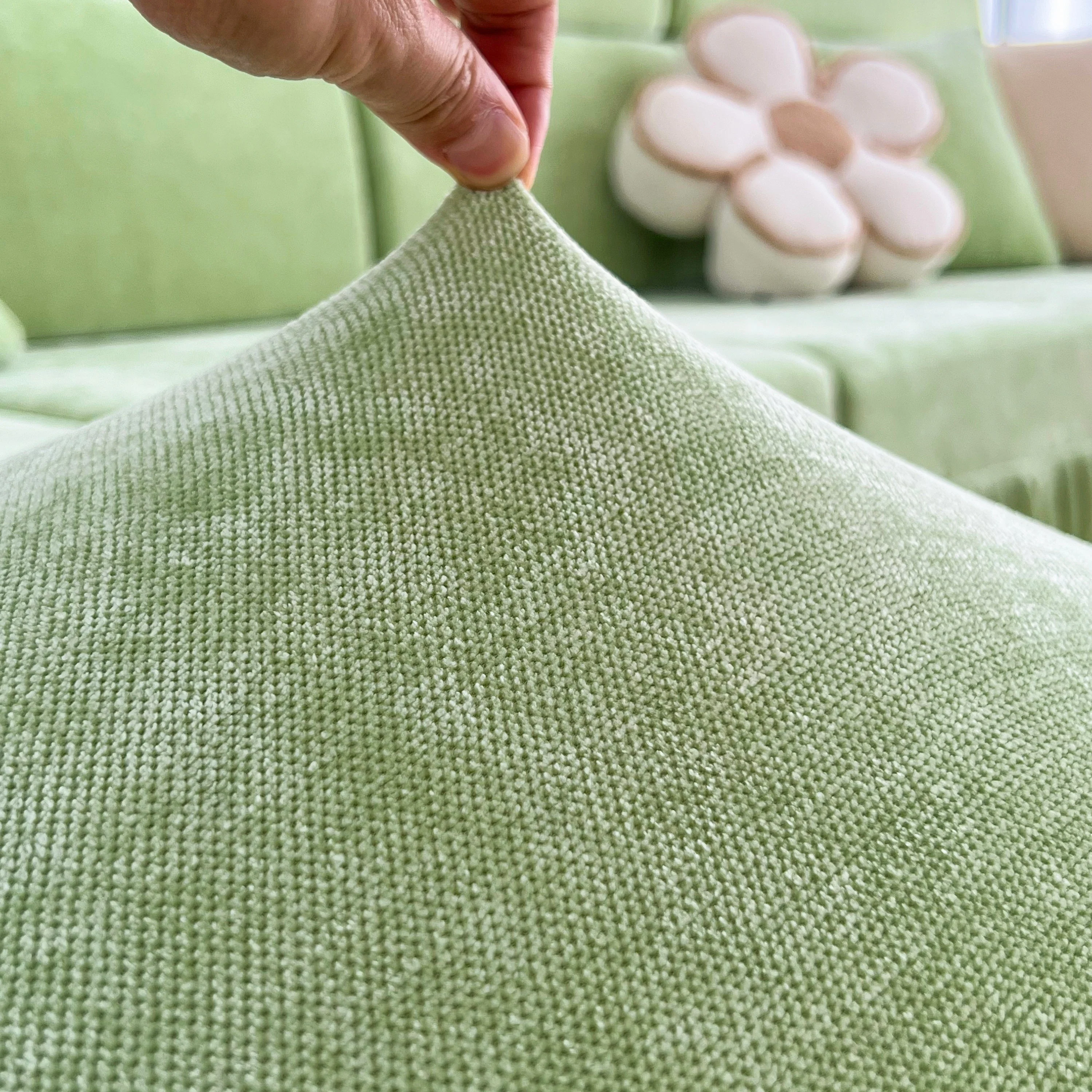 Universal Elastic Skirt Sofa Slipcover, Stretch Sofa Cushion Cover For Bedroom Office Living Room - Image 81