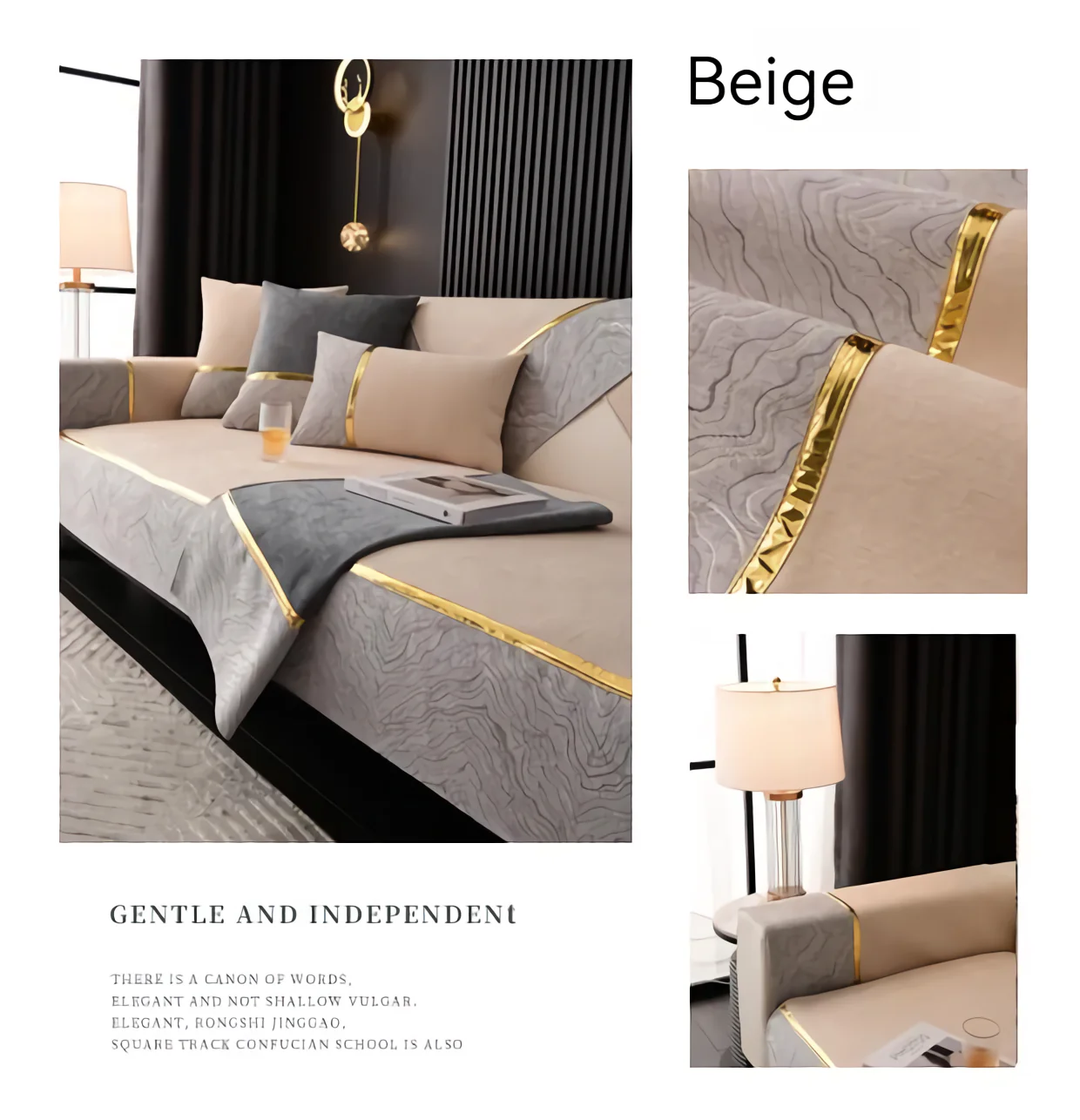 Universal Sofa Cushions for All Seasons Comfortable, Soft, Non-slip, Breathable Seat and Backrest Covers - Image 7