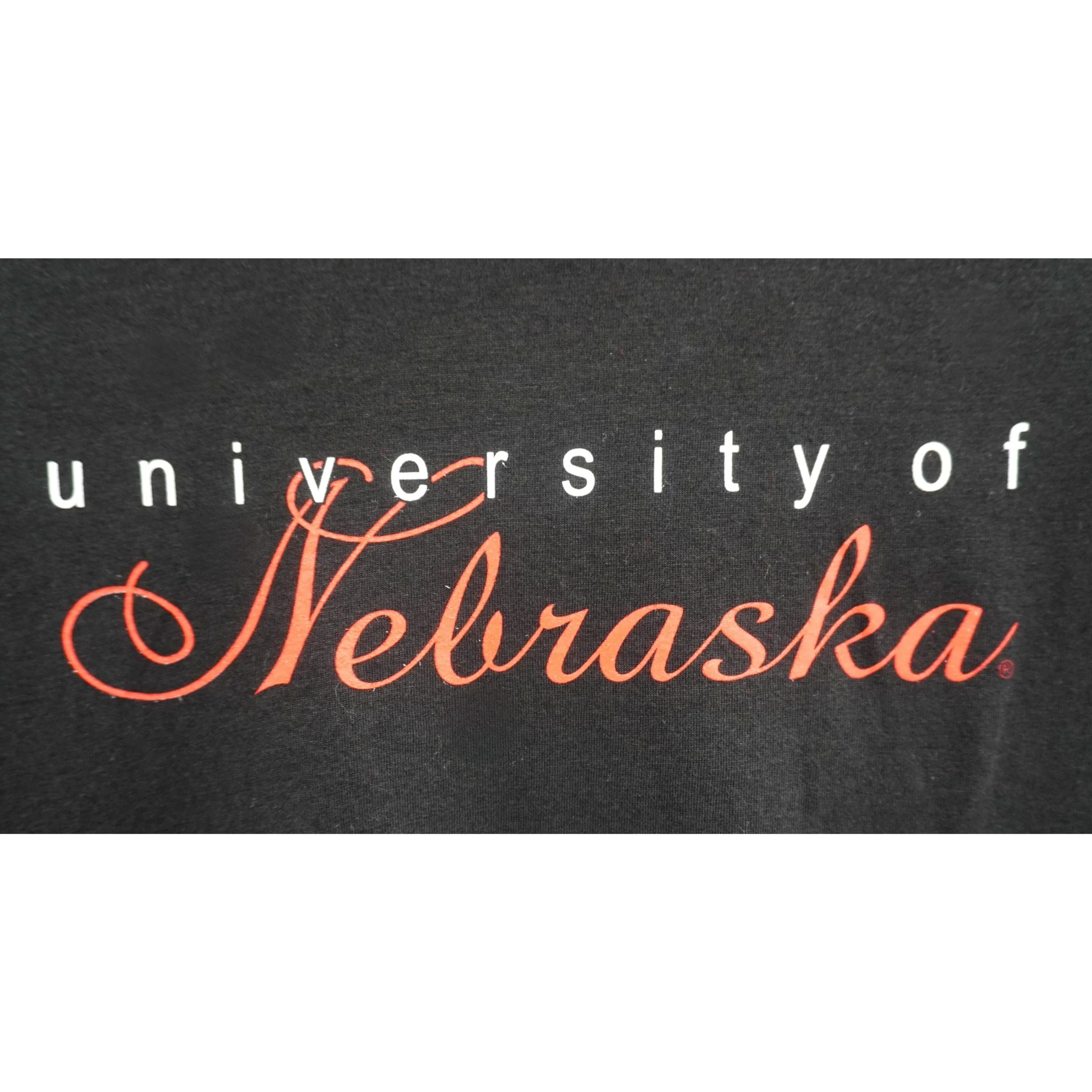 University of Nebraska Women's T-Shirt | Black | Multiple Sizes | Lou's Sporting Goods | 25N20LPC455V - Image 2