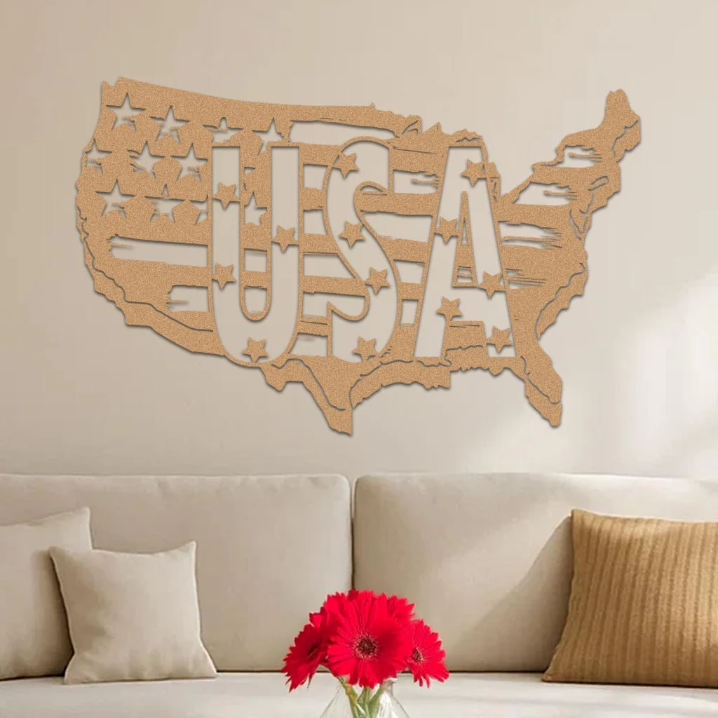 USA Flag in Country Sign - Image 5