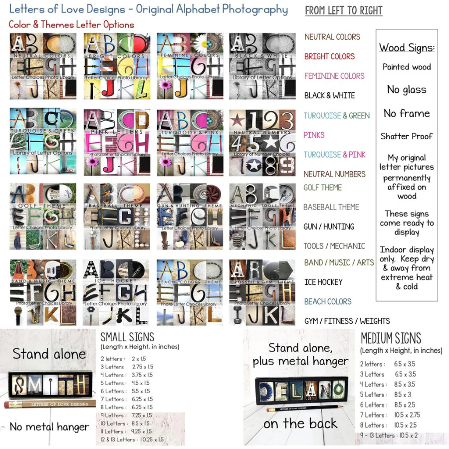 USA Word Block | Multiple Sizes | Letters of Love Designs - Image 8
