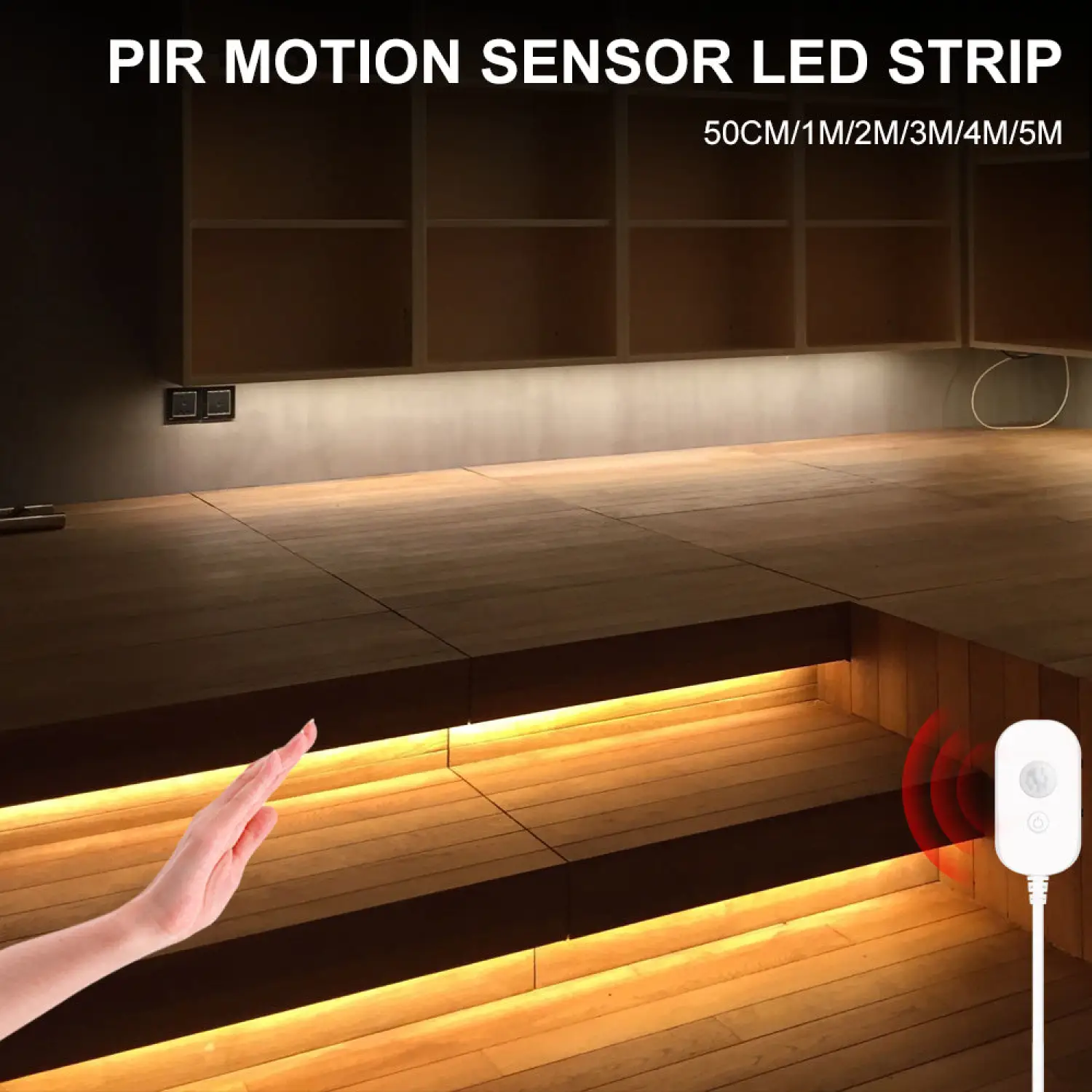 USB Sensor Strip Light LED with Motion Detection for Closet and Home - Image 9