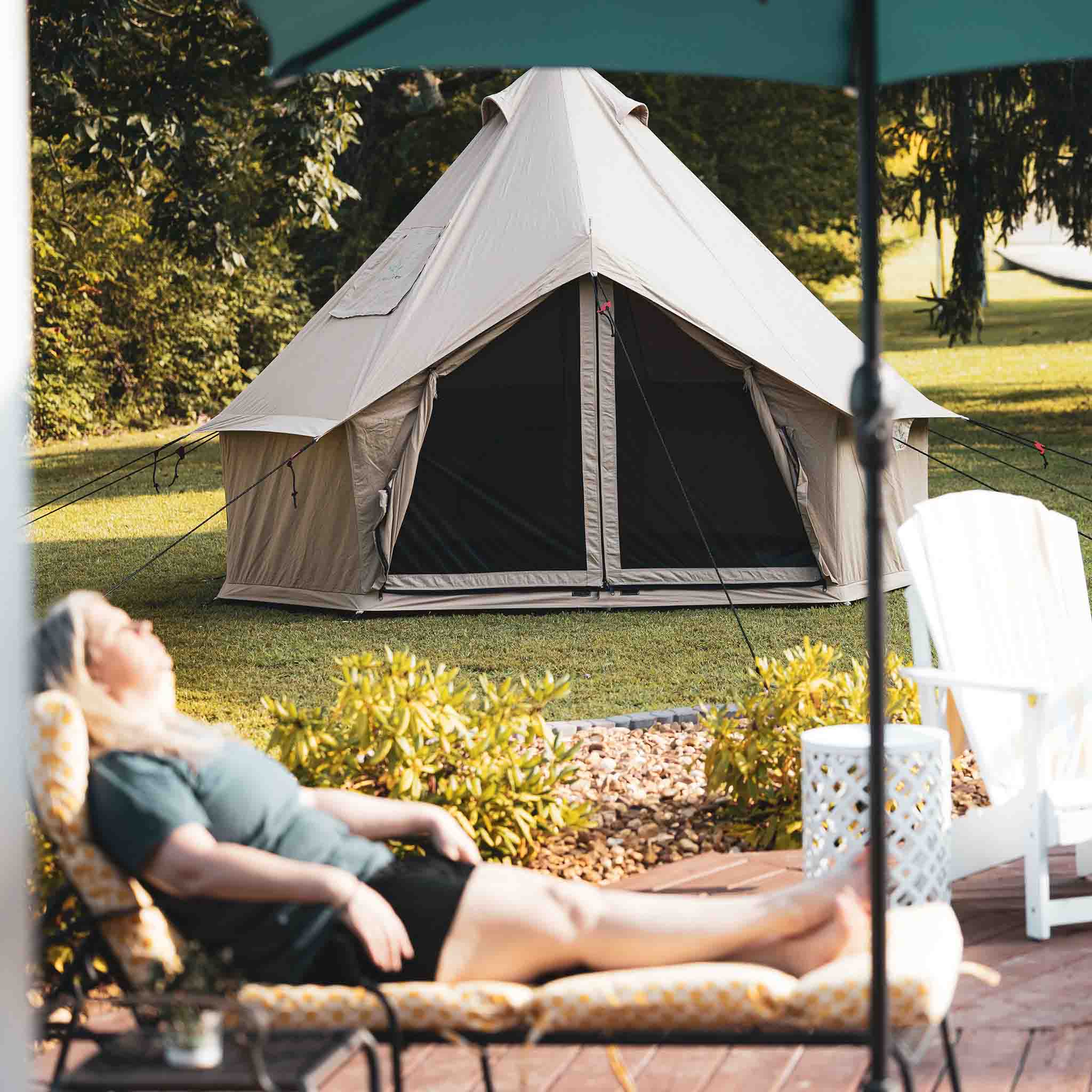 Used - 10' Regatta Bell Tent - Sandstone Beige - Image 5