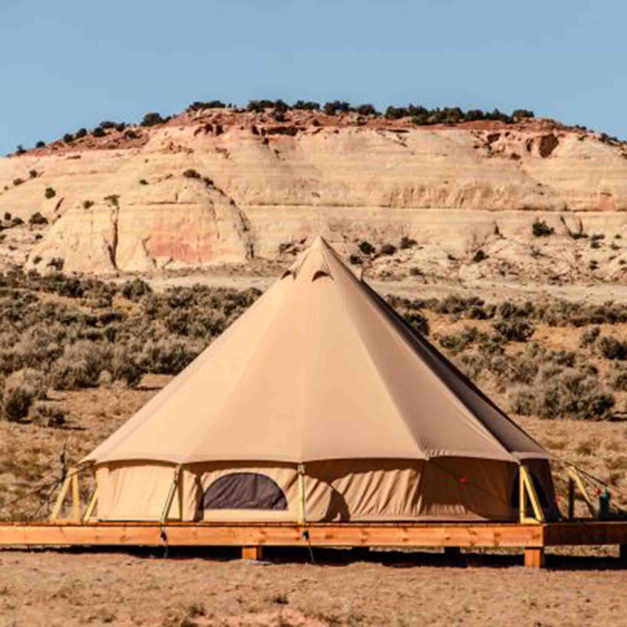 Used - 13' Regatta Bell Tent - Sandstone Beige - Image 4