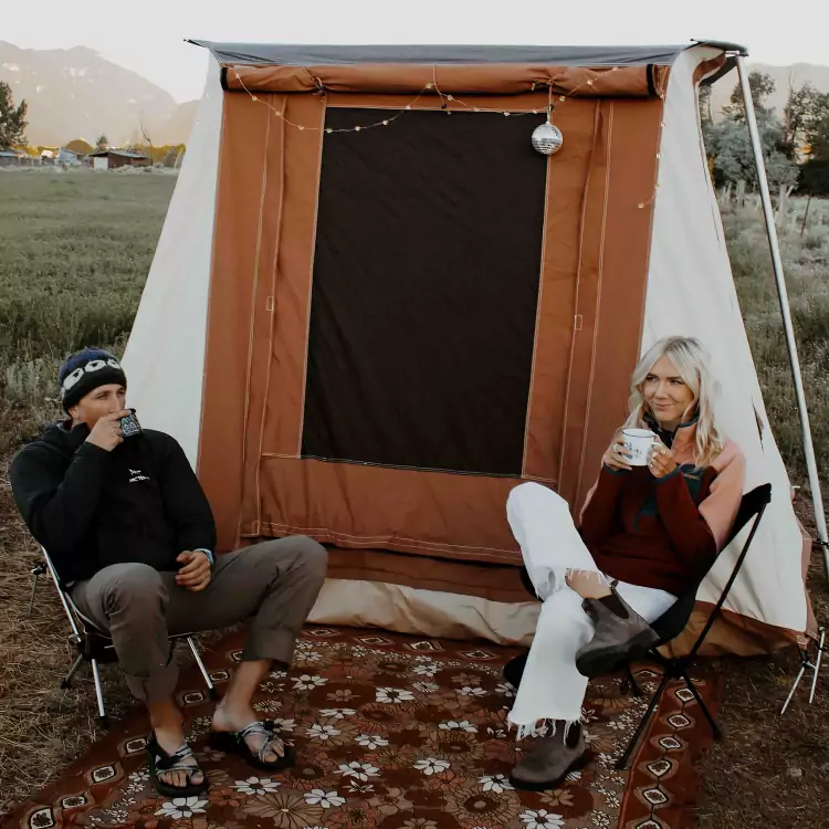 USED - 7'x9' Prota Canvas Cabin Tent, Deluxe - Image 20