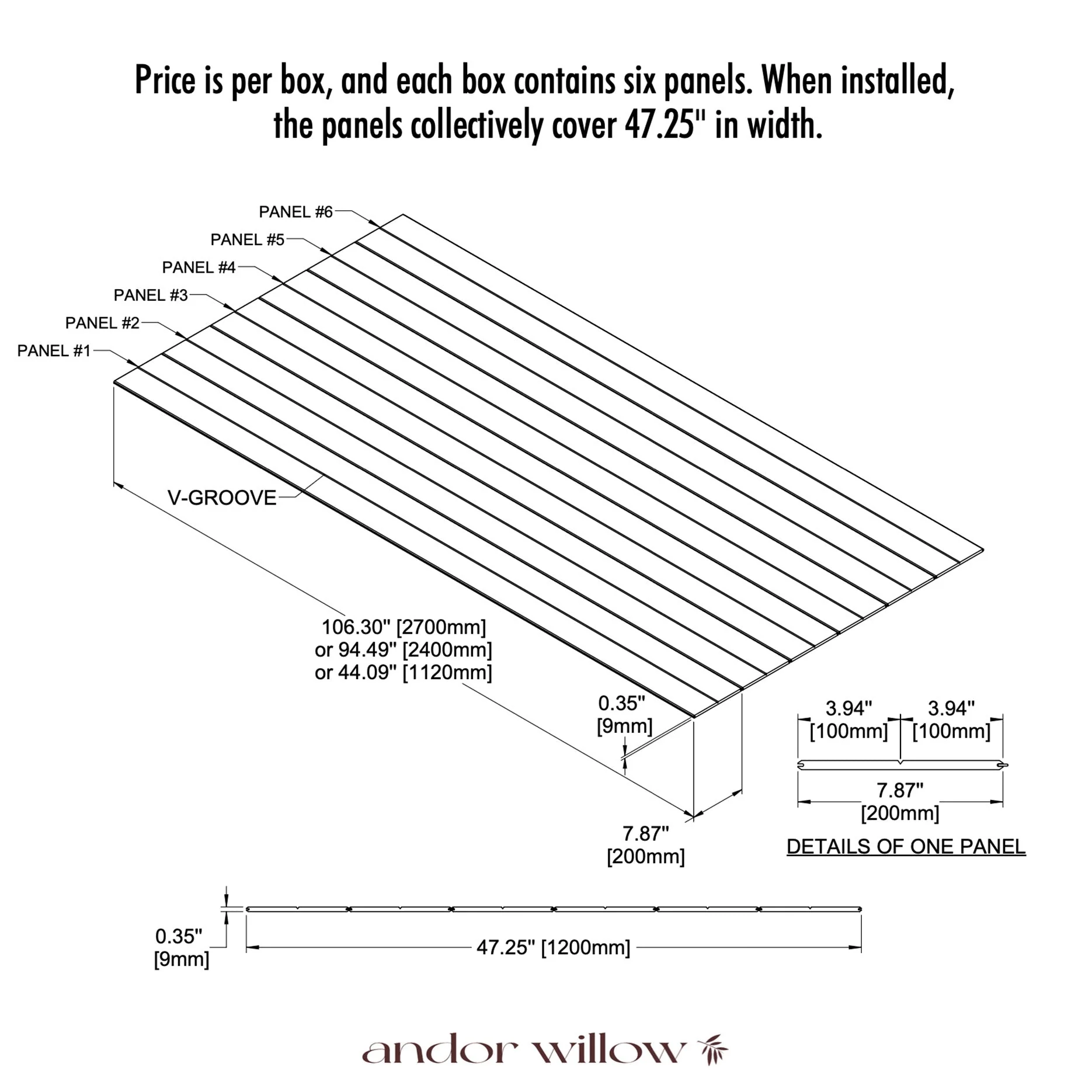 V-Groove Paintable Panel Samples - Image 6