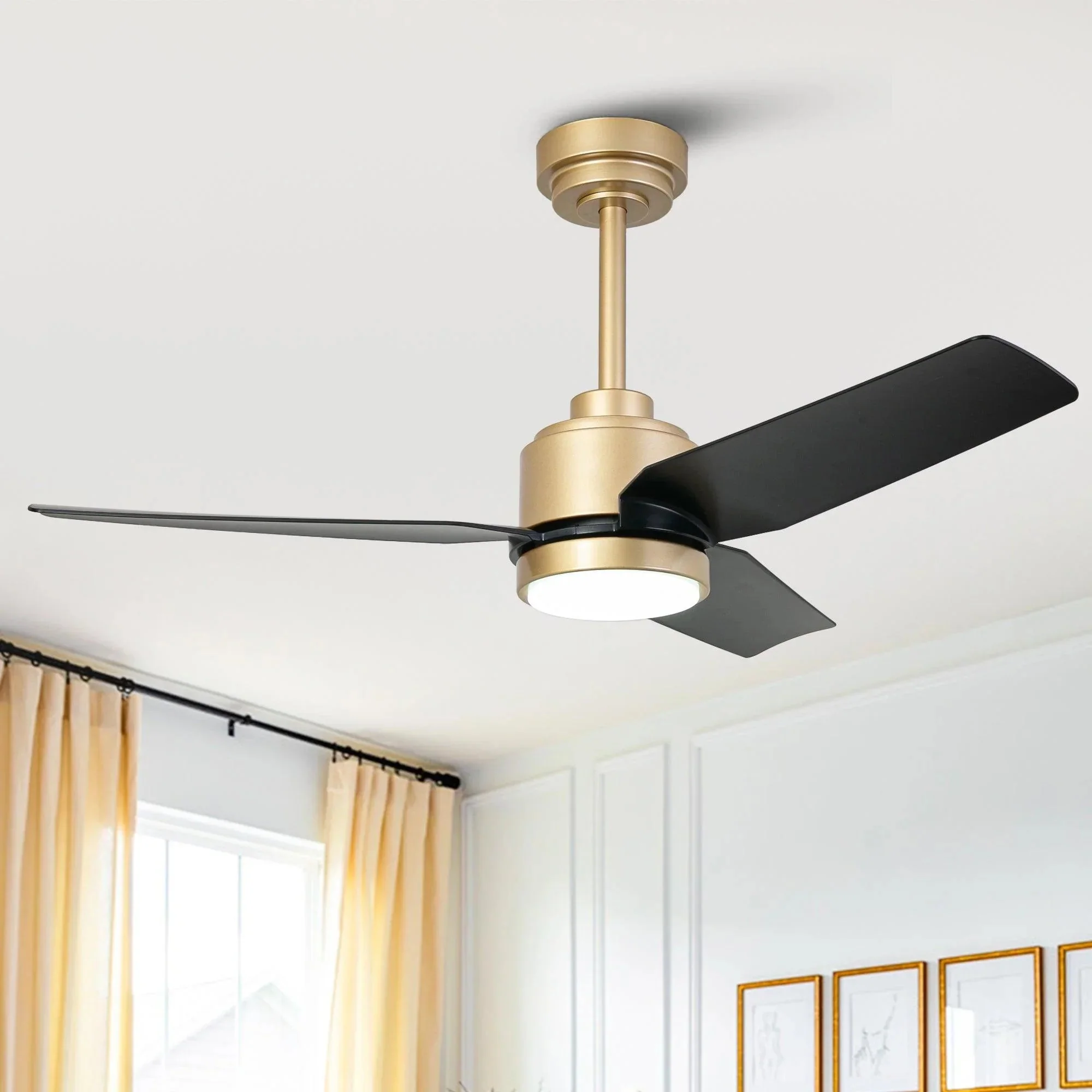 Vaczon 42 Inch 3-Blades Modern Ceiling Fan with Remote Control and LED Light - Image 6