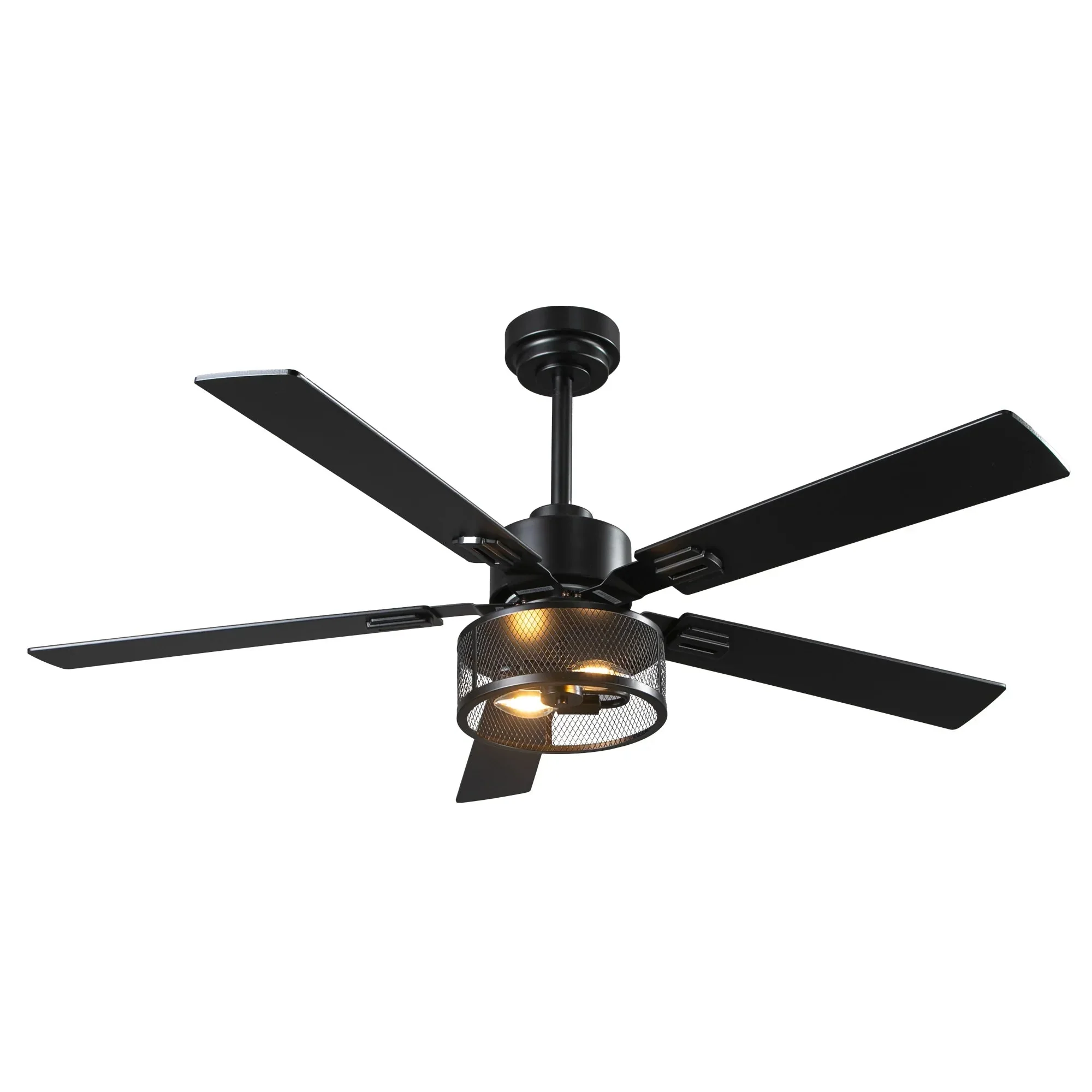 Vaczon 42 Inch 52 Inch 60 Inch Eden Downrod Mount Ceiling Fan with Light and APP & Remote Control - Image 23
