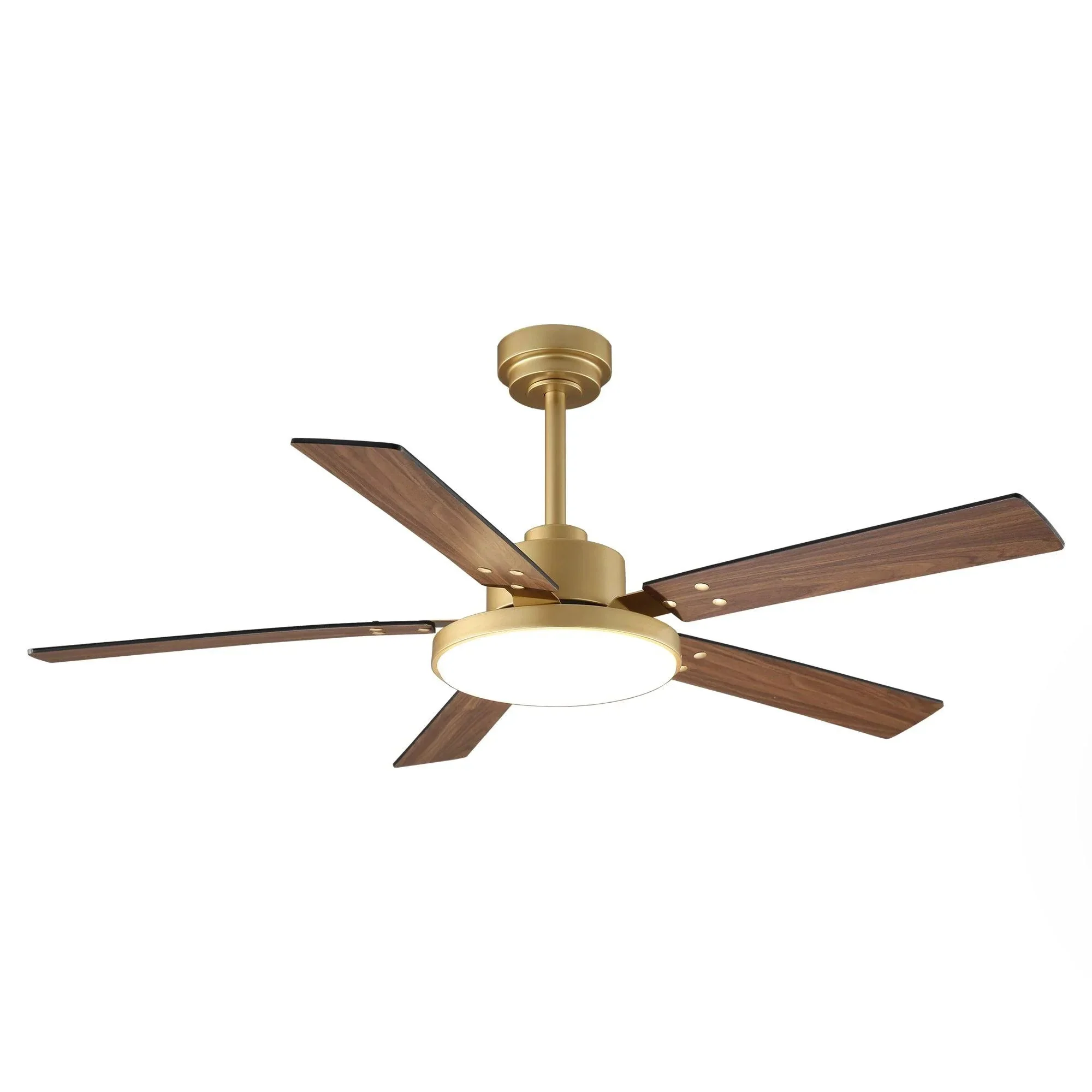 Vaczon 52 Inch Double-sided Blades Modern Ceiling Fan with Remote Control and LED Light - Image 17