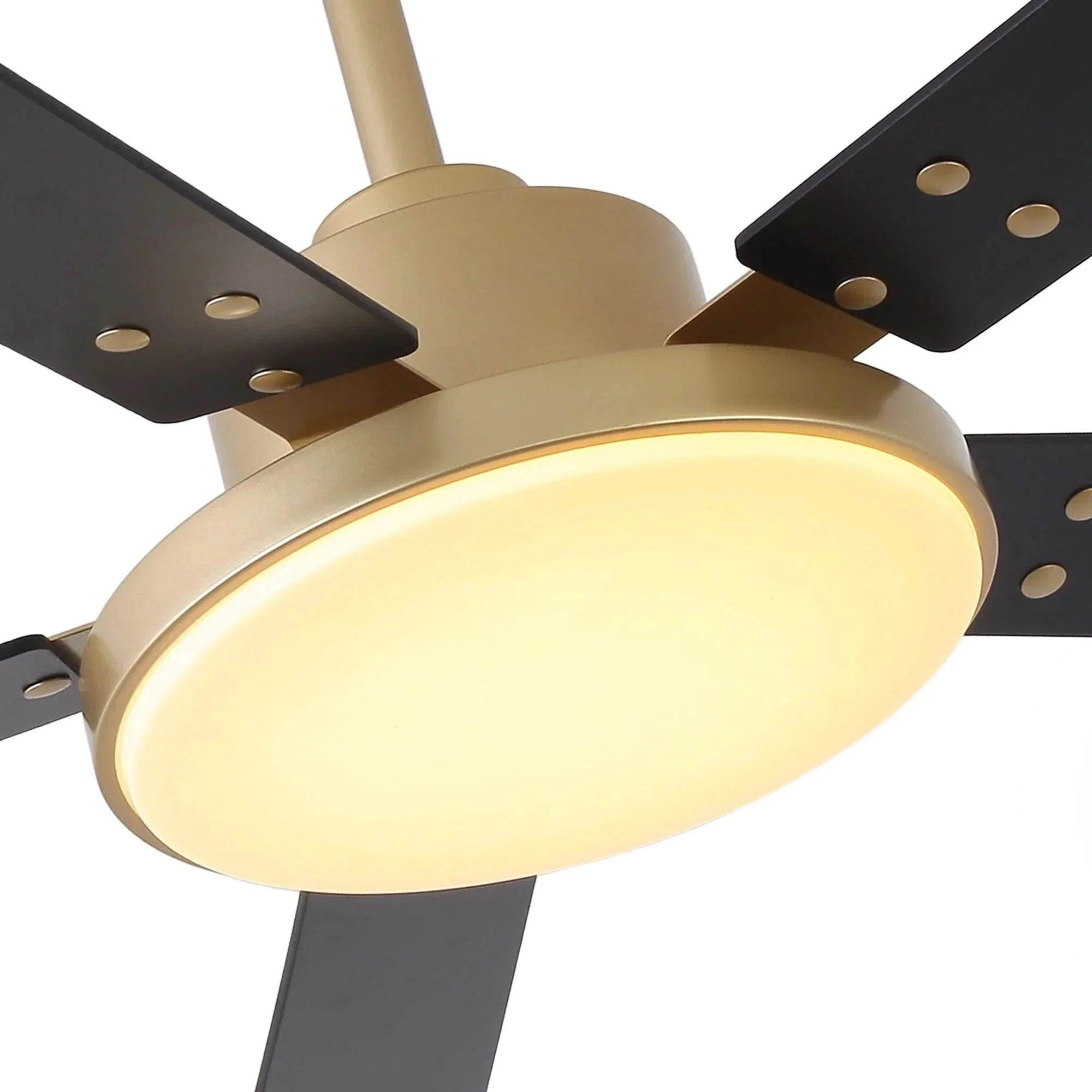 Vaczon 52 Inch Double-sided Blades Modern Ceiling Fan with Remote Control and LED Light - Image 20