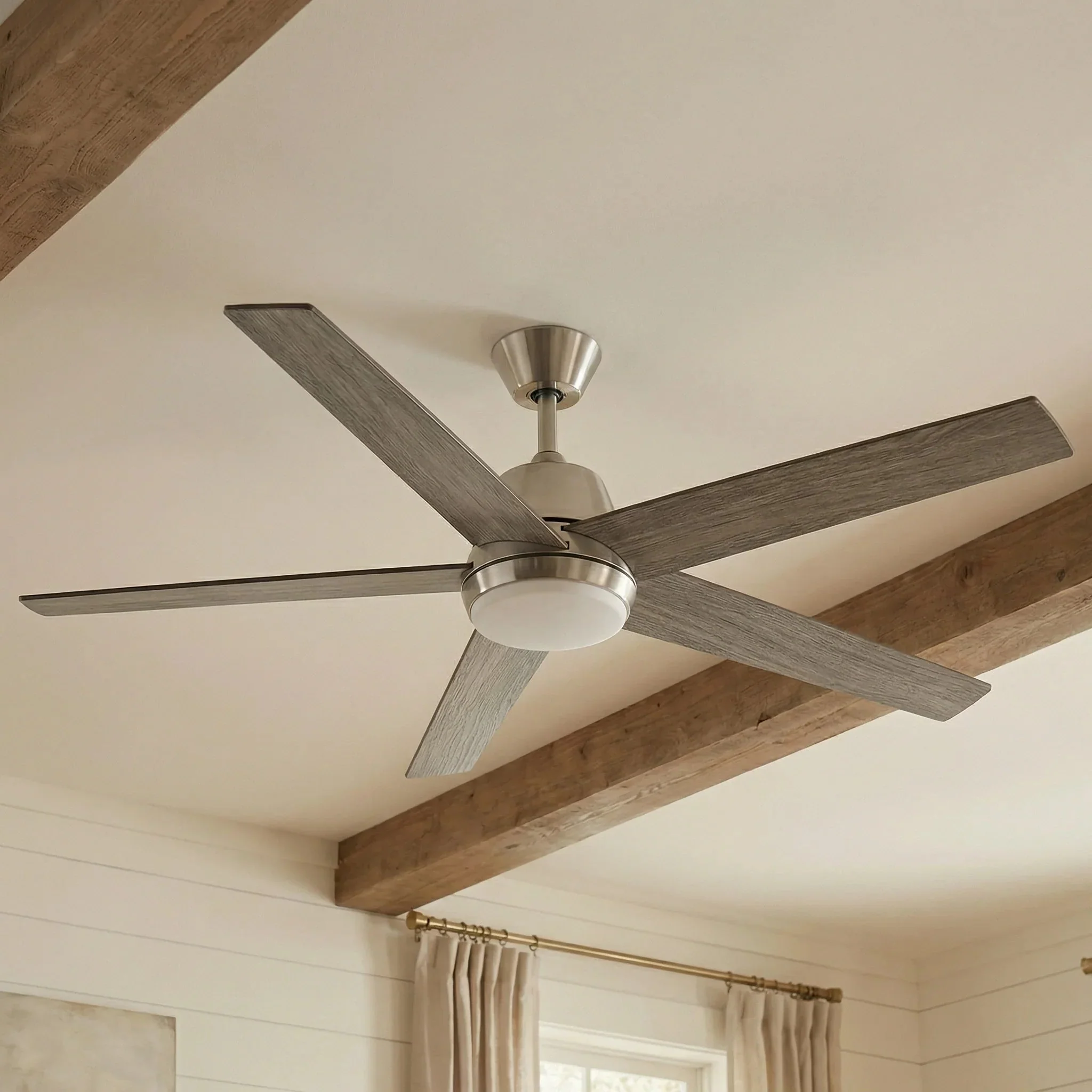 Vaczon 52 Inch Otis Downrod Mount LED Ceiling Fan with APP & Remote Control - Image 5