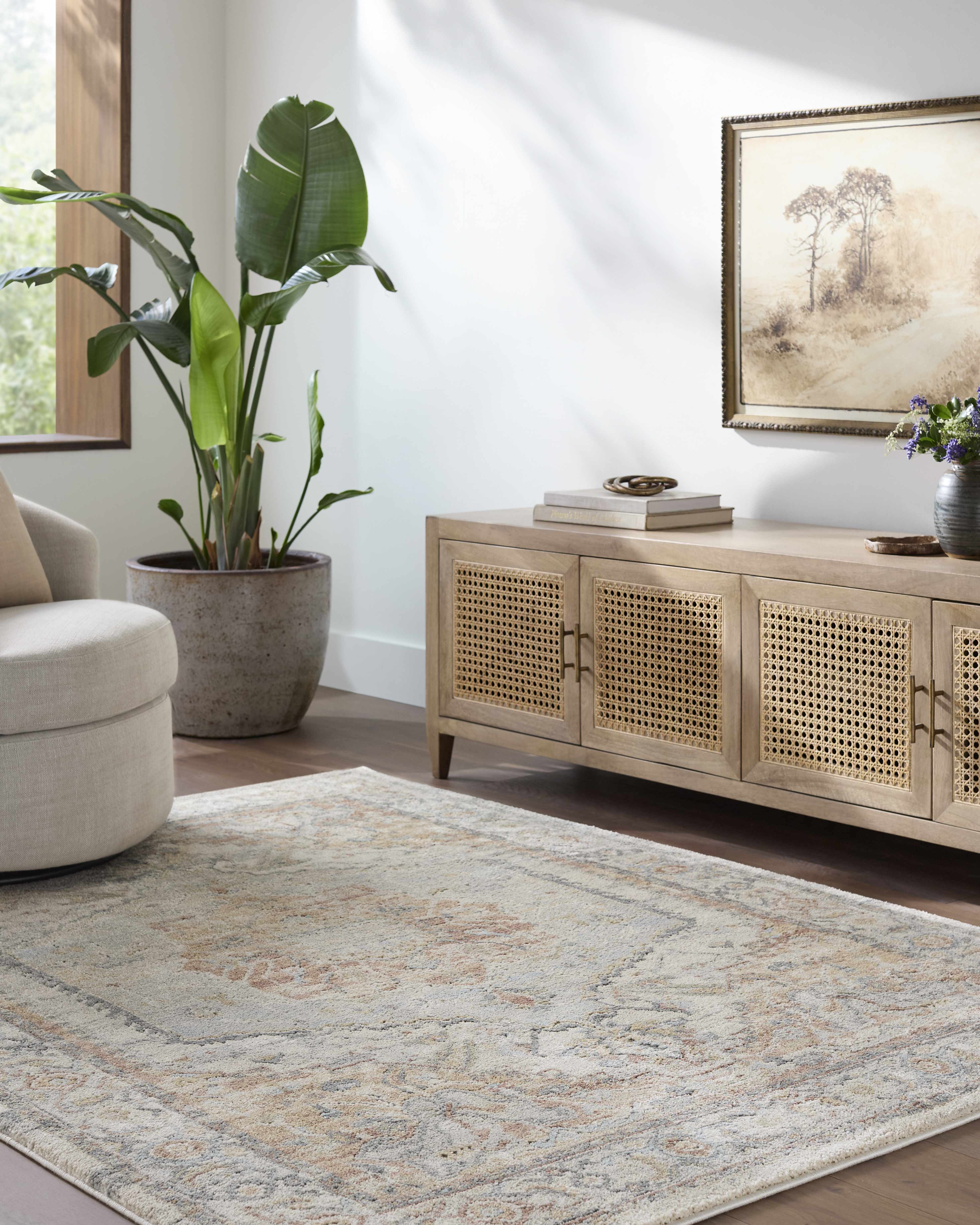 Vaeda Blue & Beige Thick Luxe Rug - Image 14