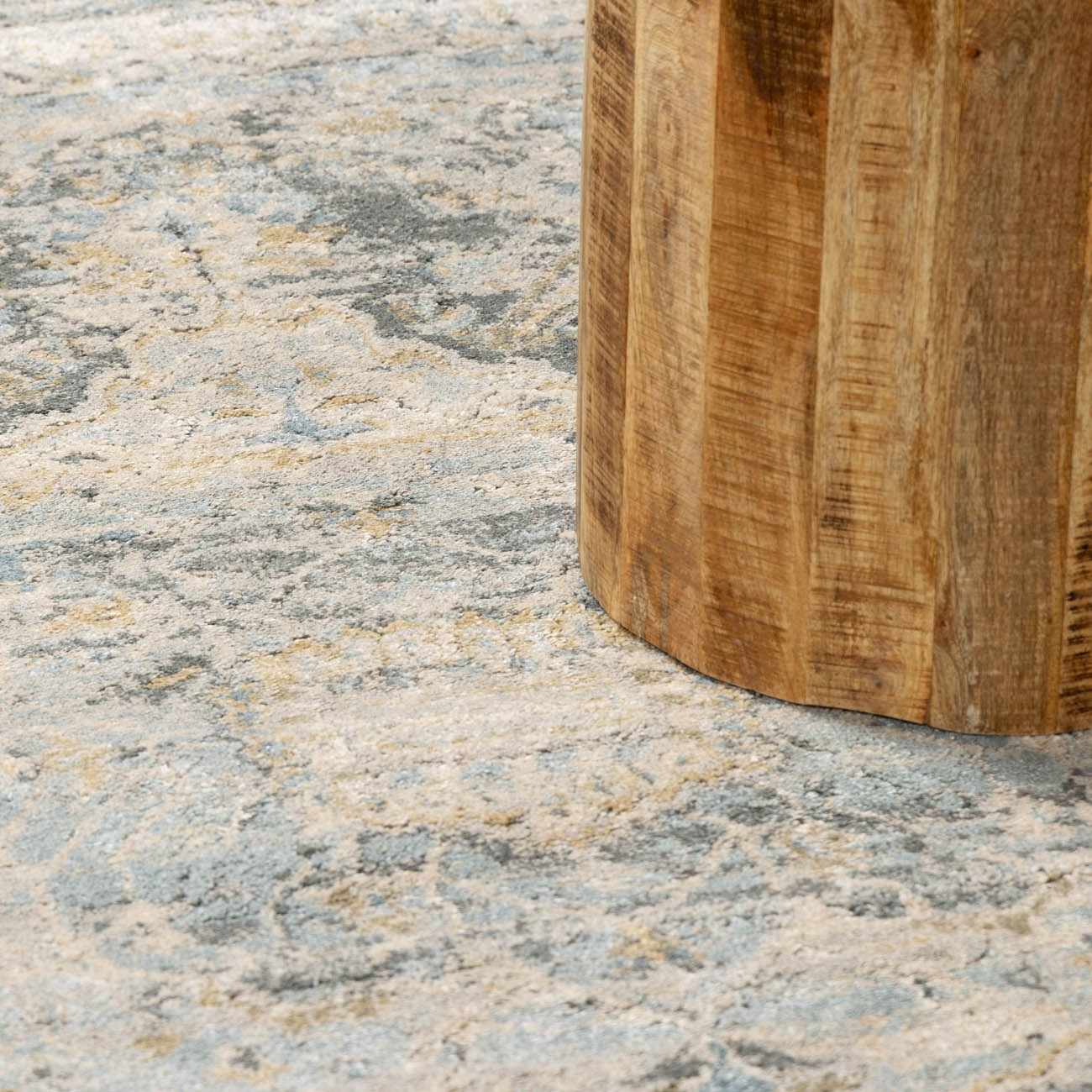 Vaeda Blue Thick Luxe Rug - Image 14